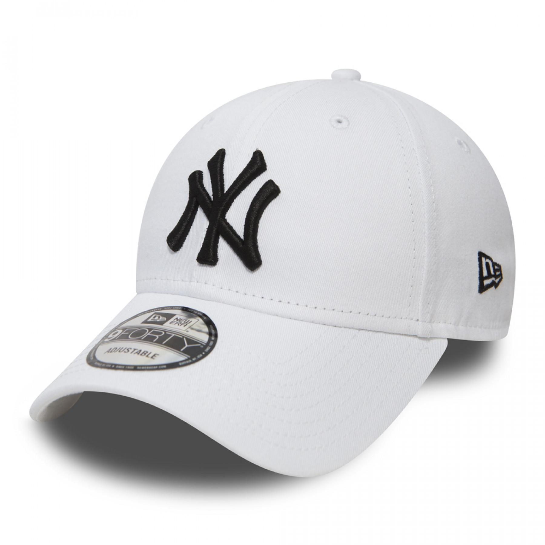 Boné New Era essential 9forty et blanc New York Yankees