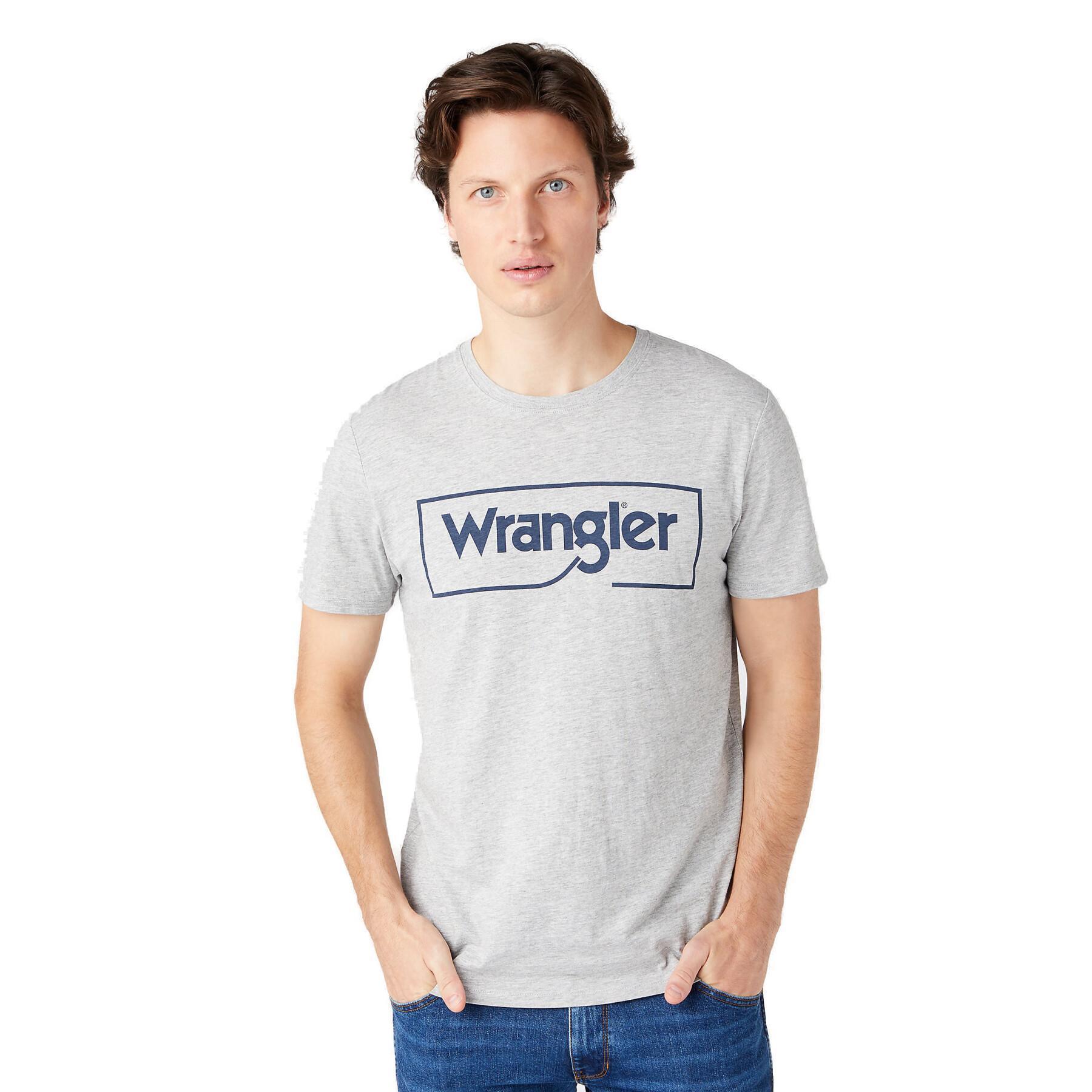 T-shirt Wrangler Frame logo