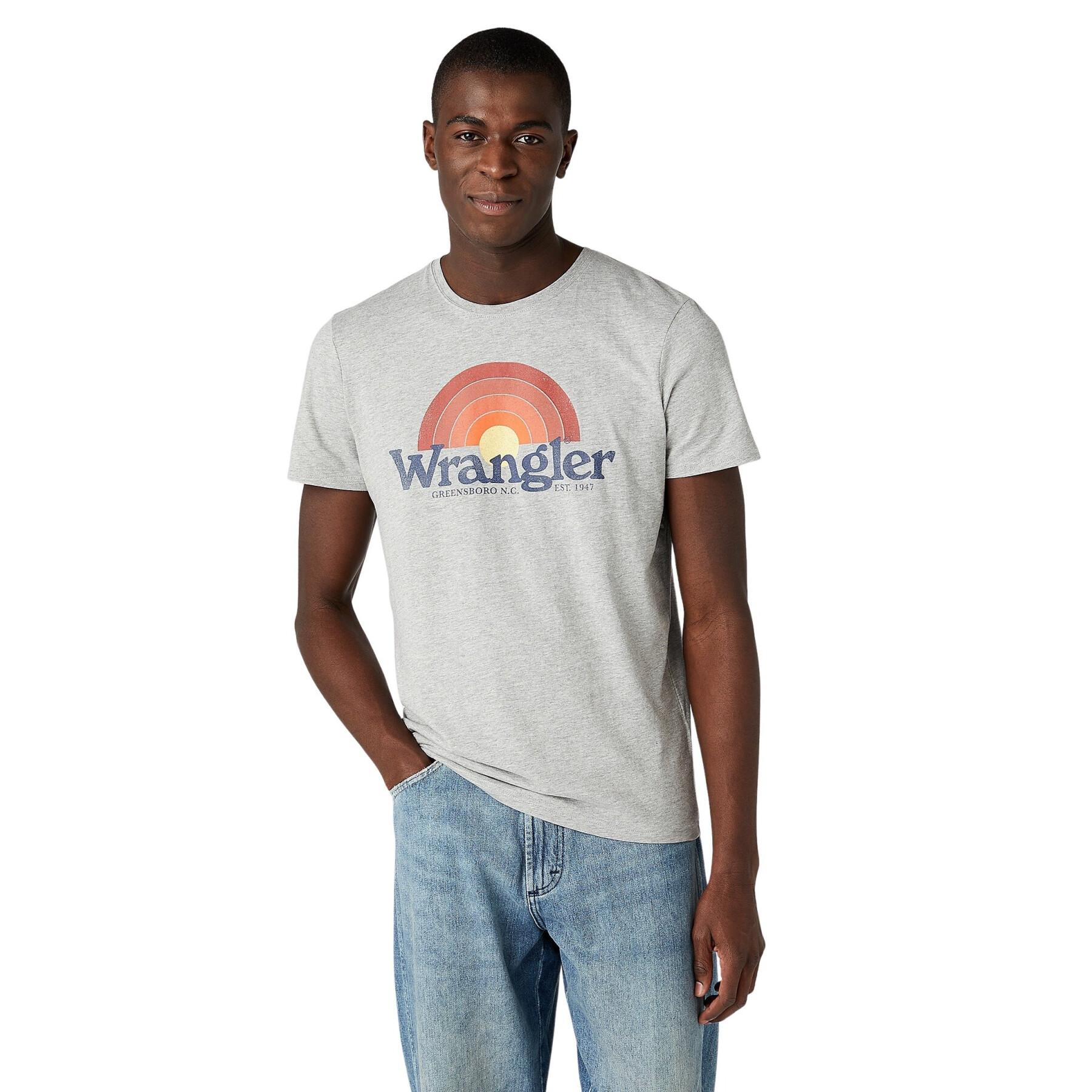 T-shirt Wrangler Frame sunrise
