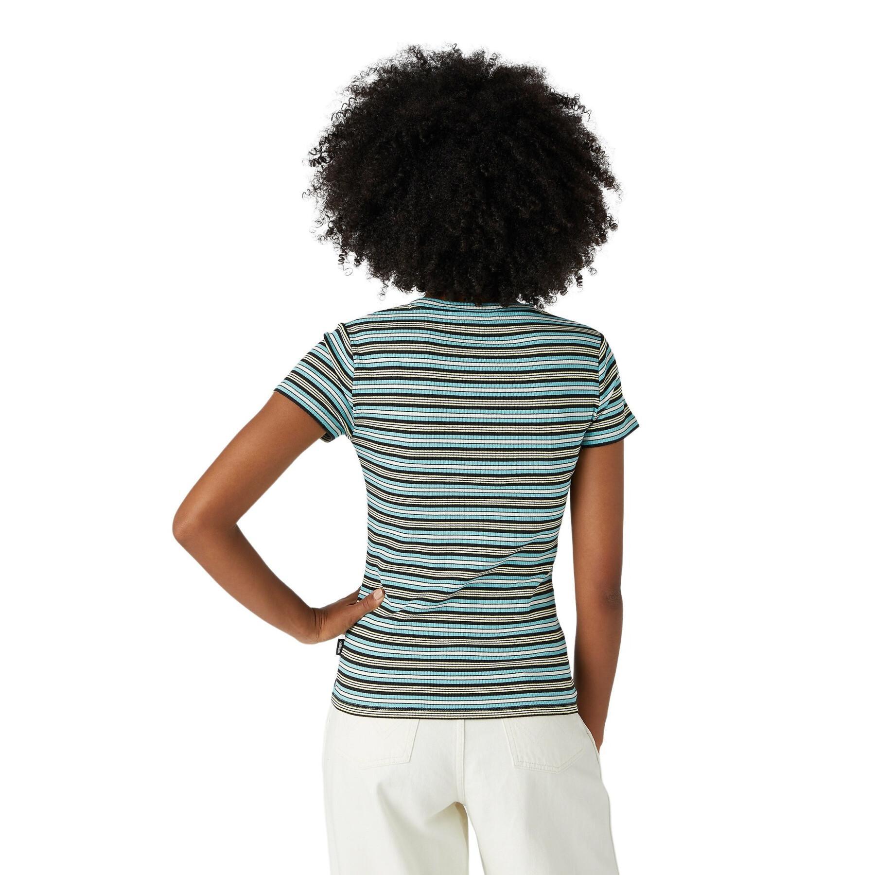 Camiseta feminina Wrangler slim stripe
