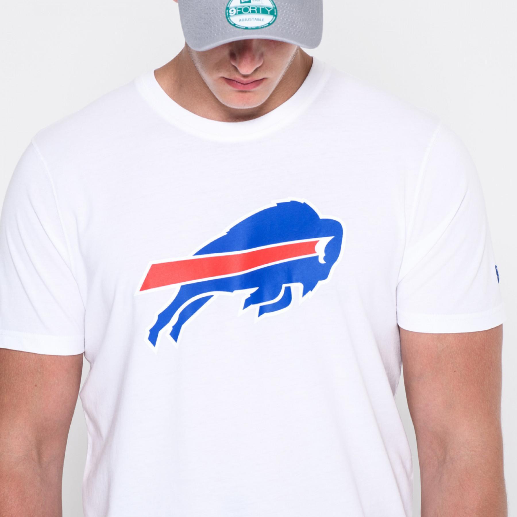 T-shirt New Era blanc logo Buffalo Bills