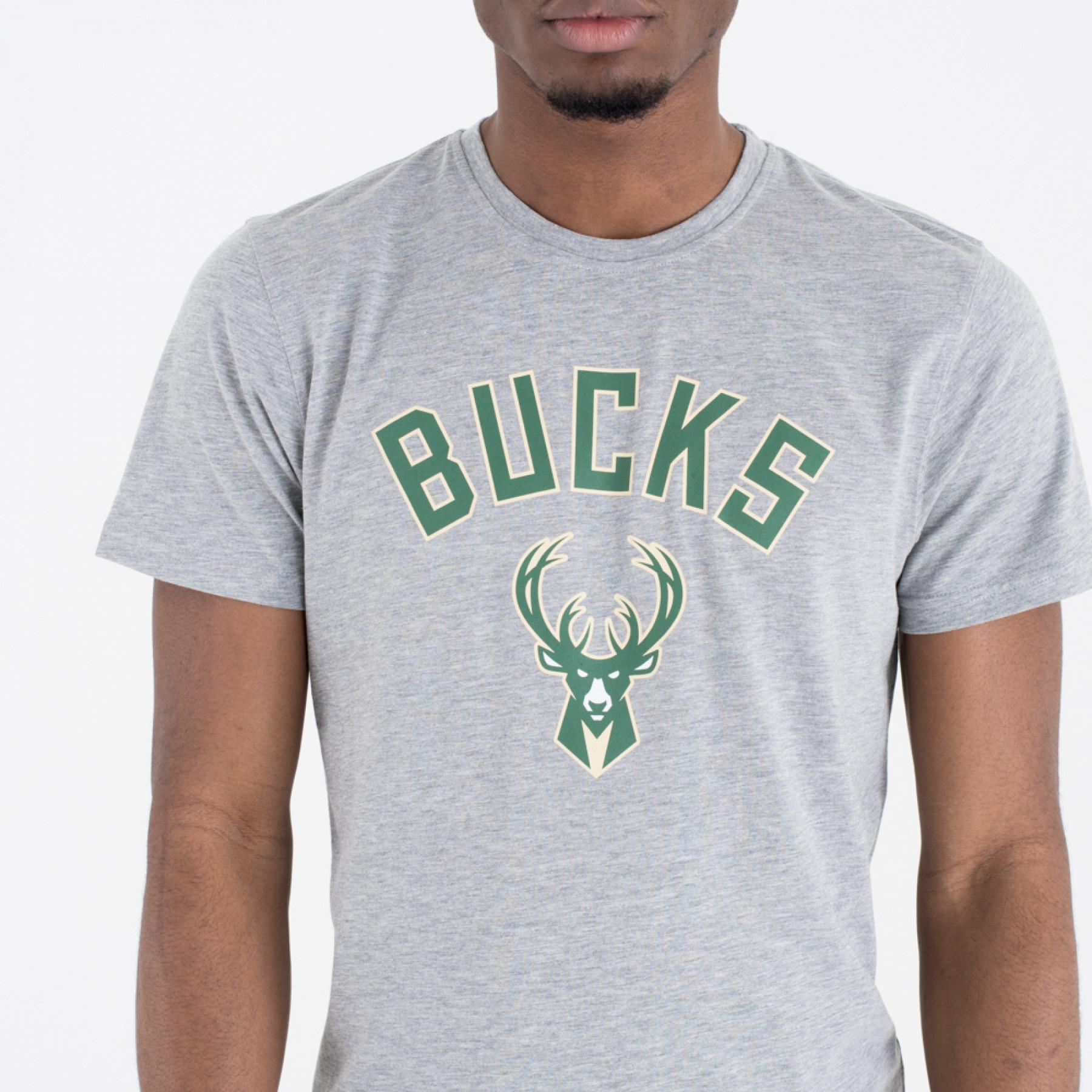 T-shirt New Era logo Milwaukee Bucks