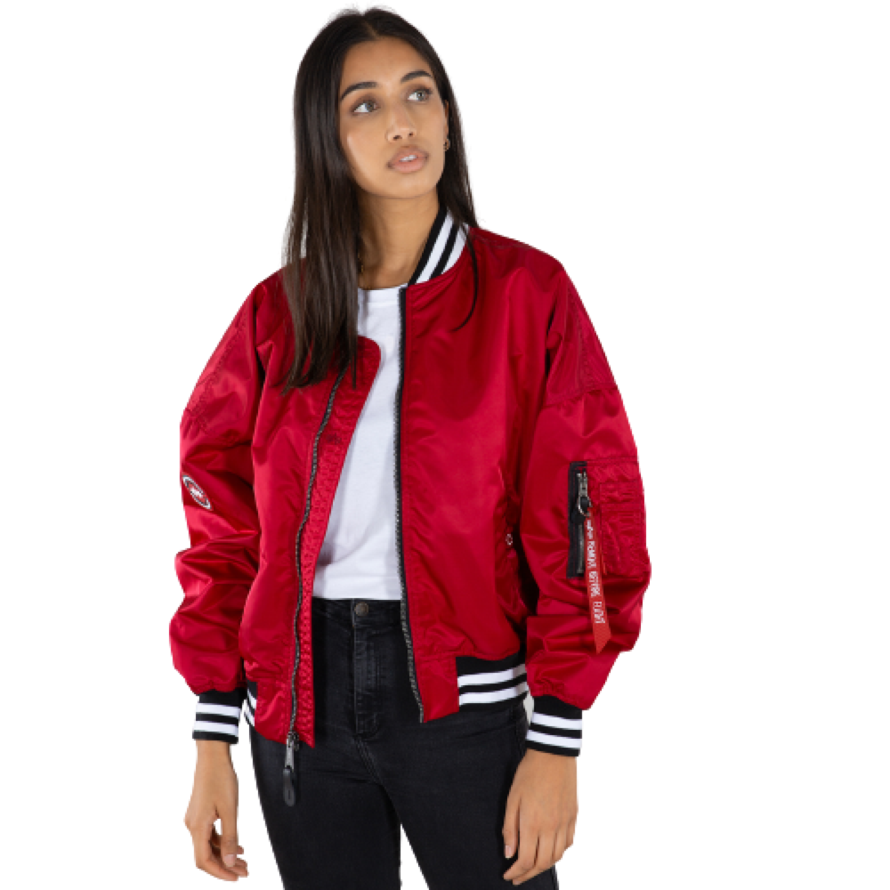 Casaco mulher Alpha Industries MA-1 OS Tipped