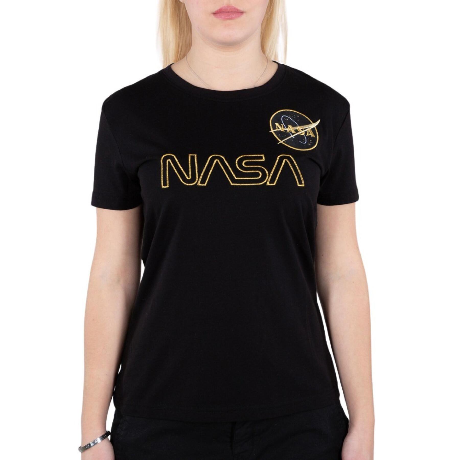 T-shirt mulher Alpha Industries NASA embroidery T