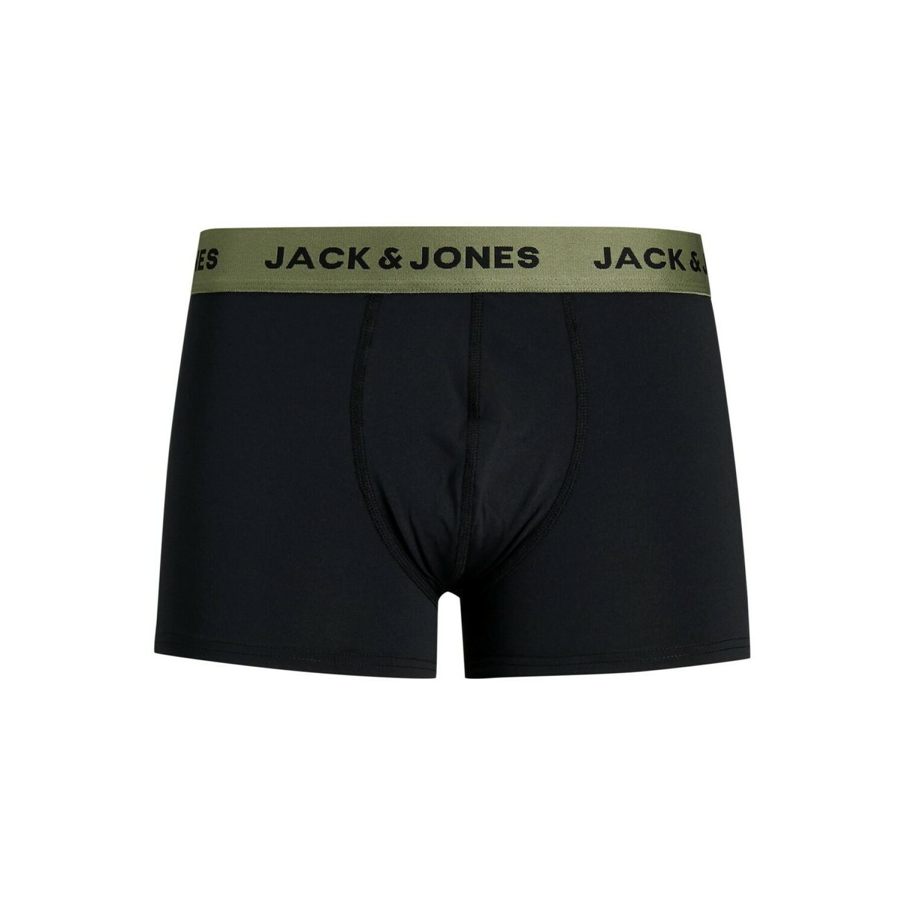 Conjunto de 3 boxers Jack & Jones Flower Microfiber