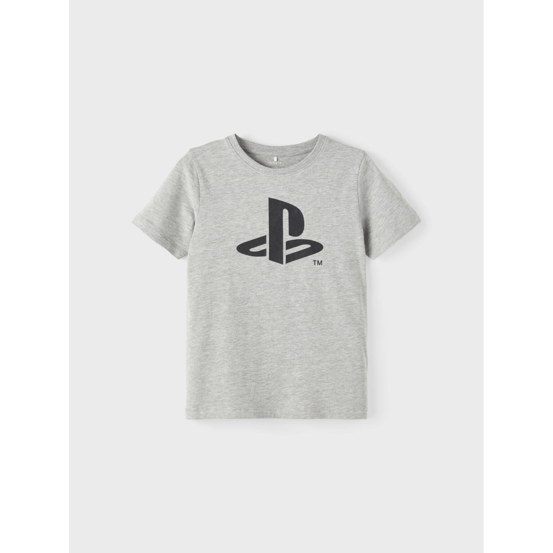 T-shirt de criança Name it Playstation Osman Bfu
