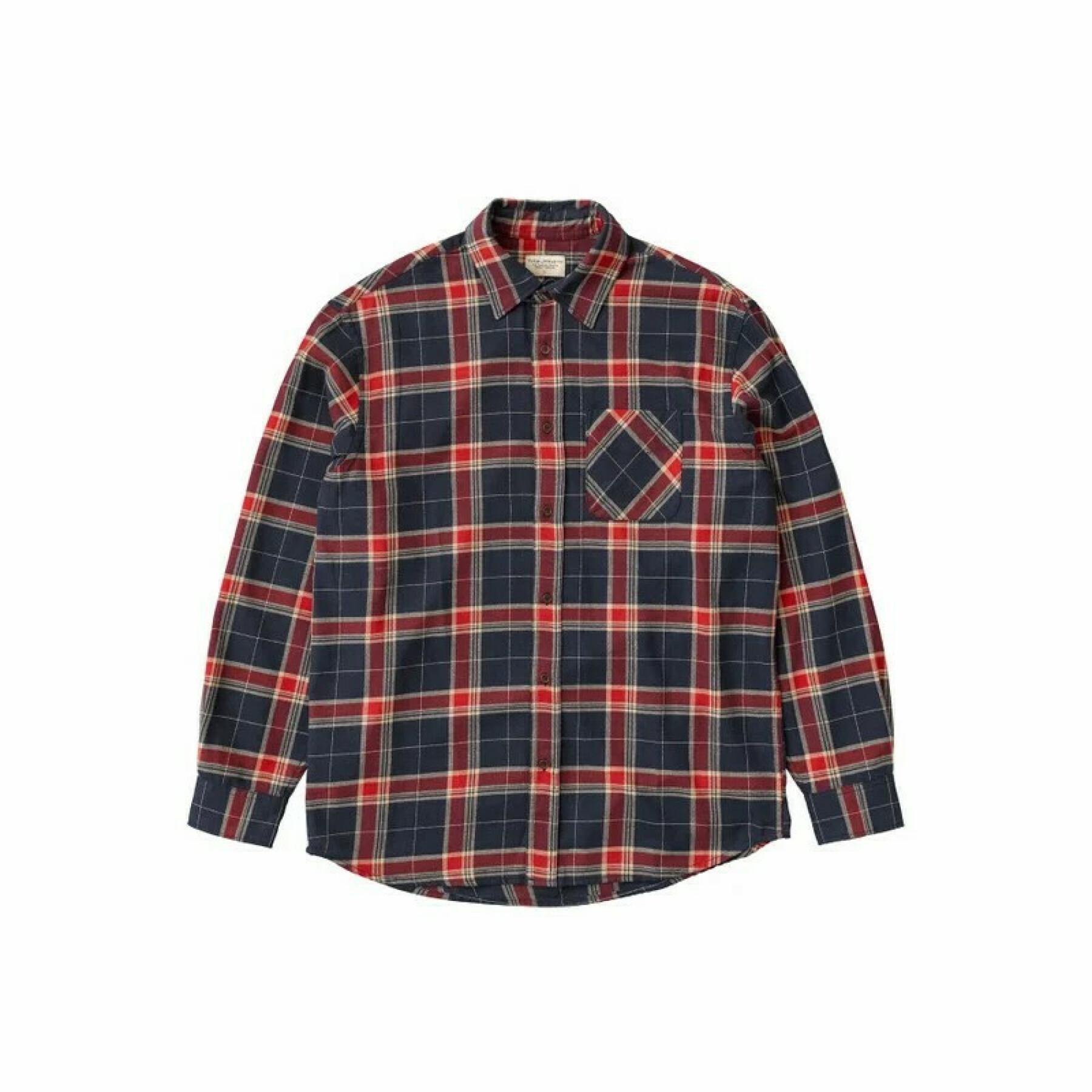 Camisa Nudie Jeans Relaxed Flannel Rebirth Multi
