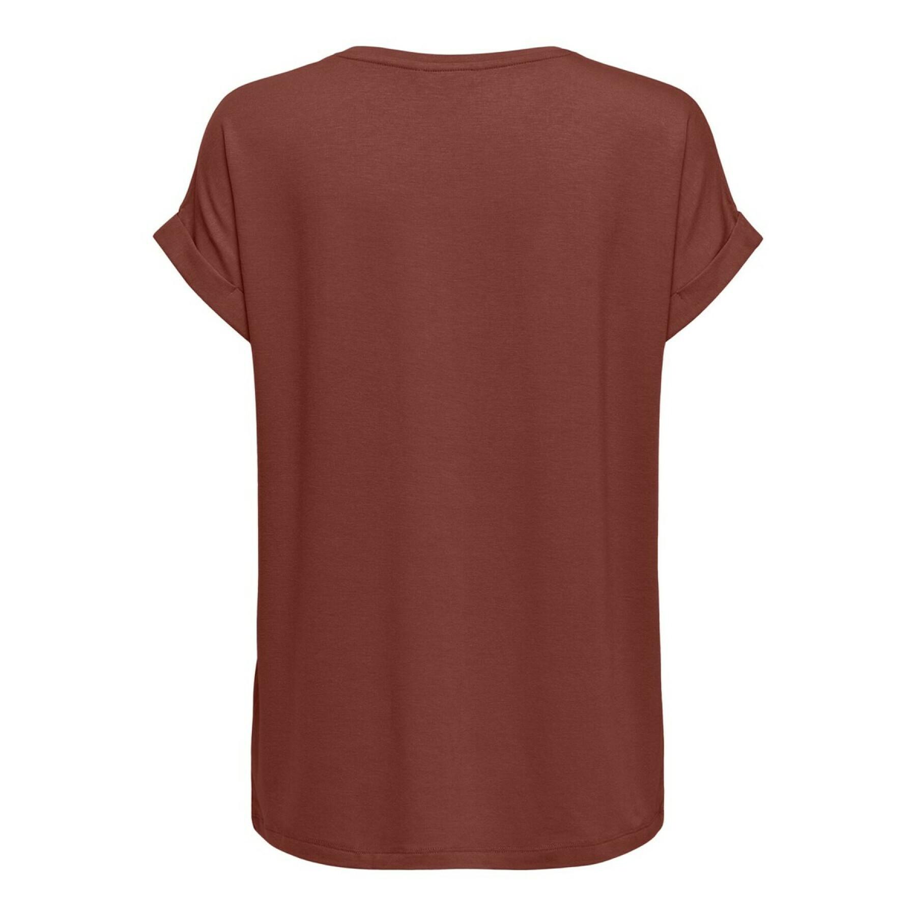 T-shirt mulher Only Moster manga curta pescoço redondo