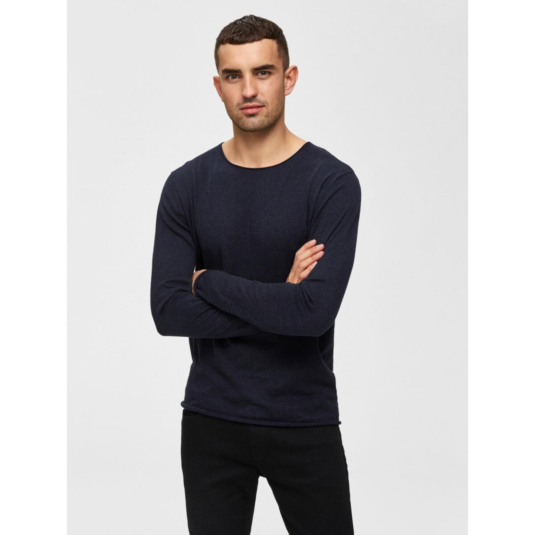 Pullover Selected Dome col rond