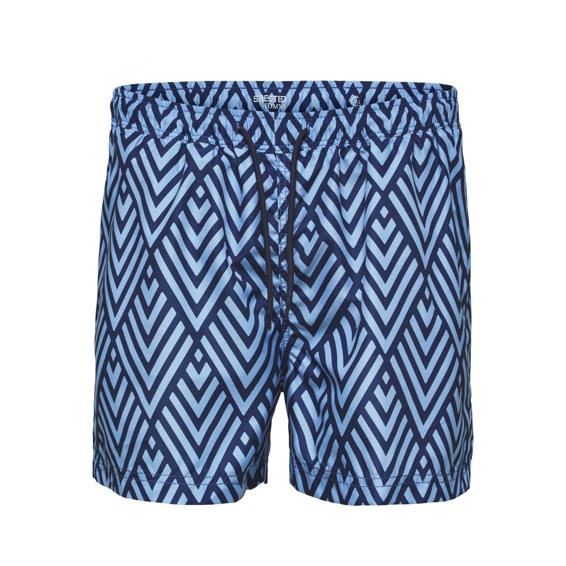 Curta Selected Slhclassic Aop Swimshorts