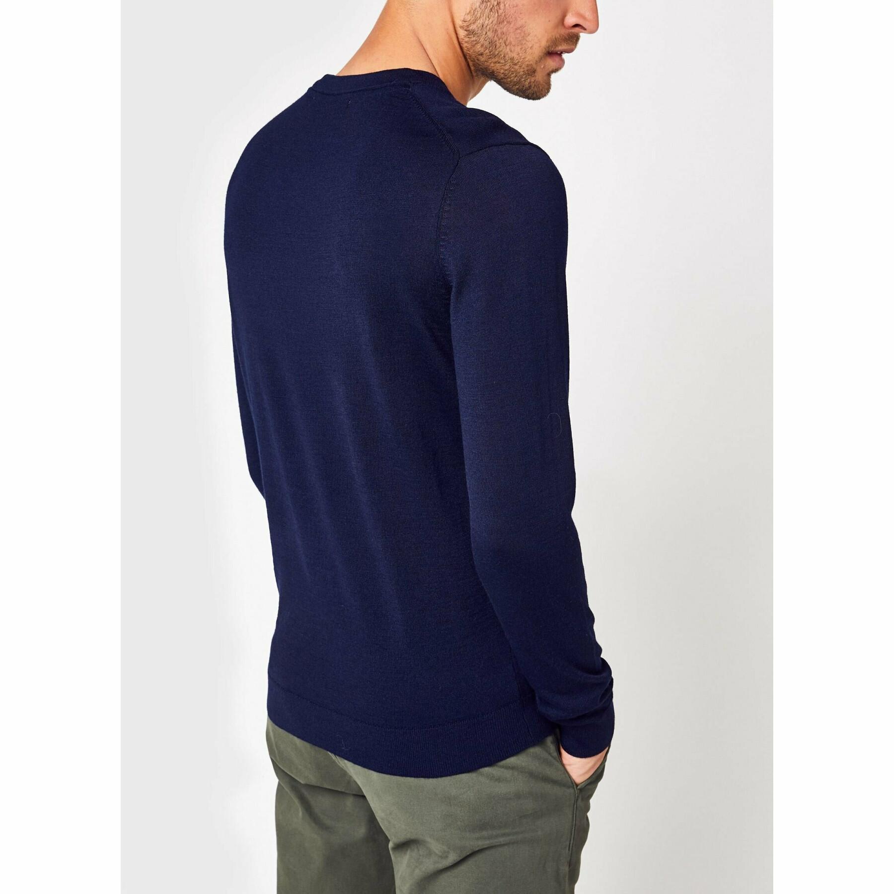 Pullover Selected Town merino coolmax knit col rond