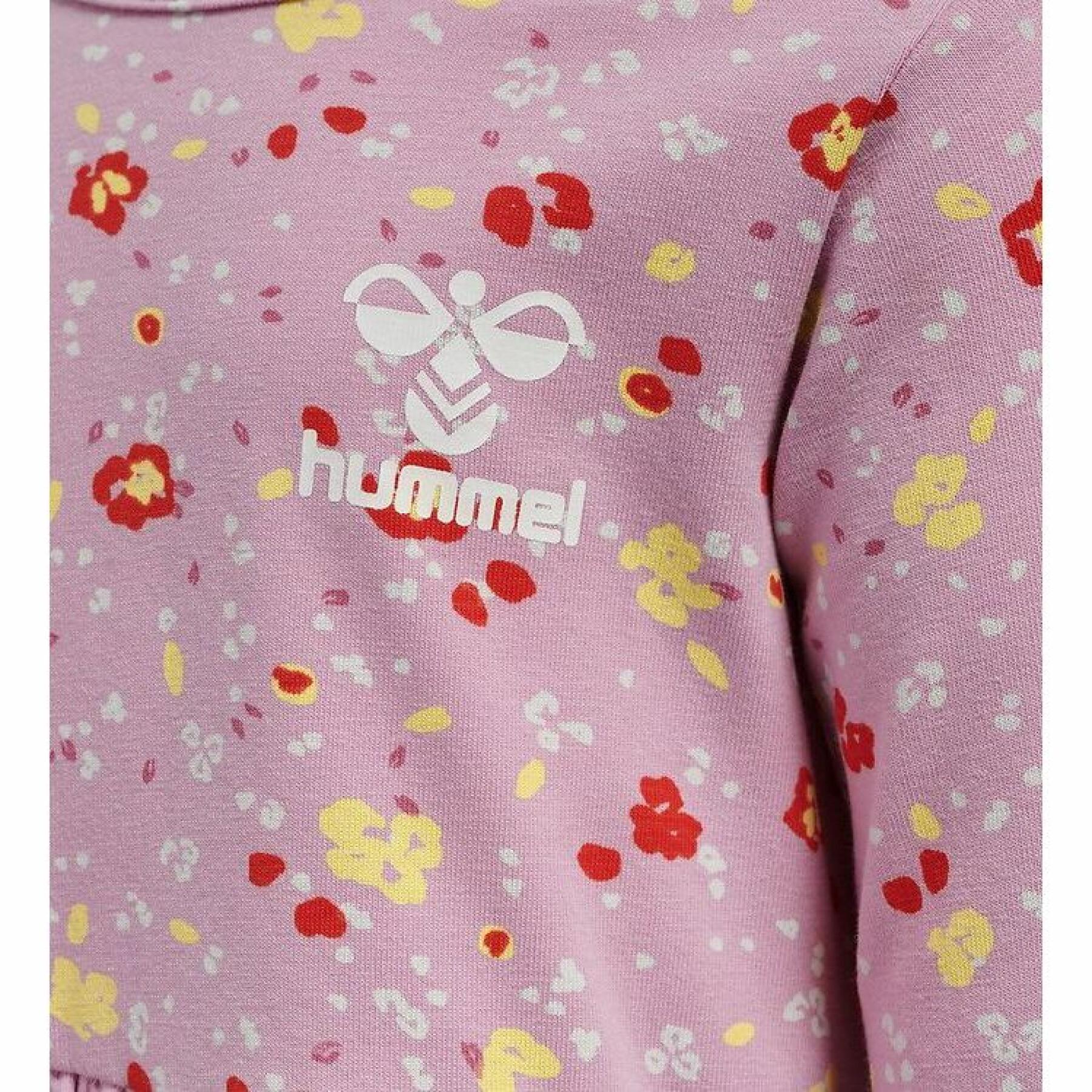 Vestido de manga comprida para crianças Hummel hmlmira