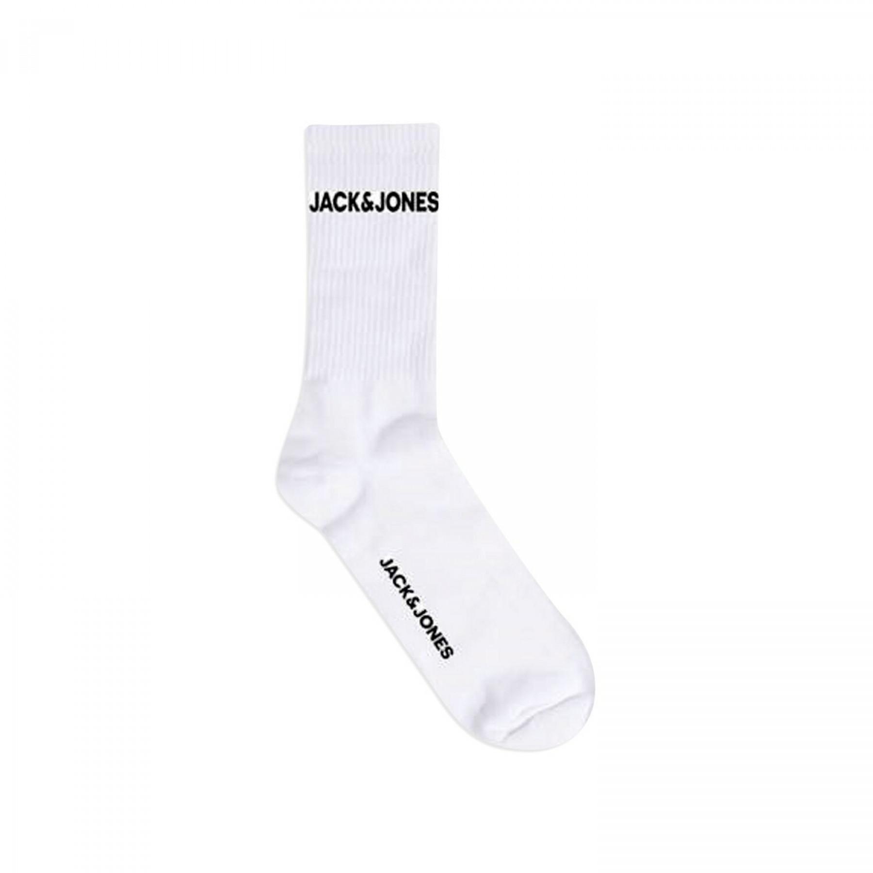 Conjunto de 5 meias Jack & Jones basic tennis