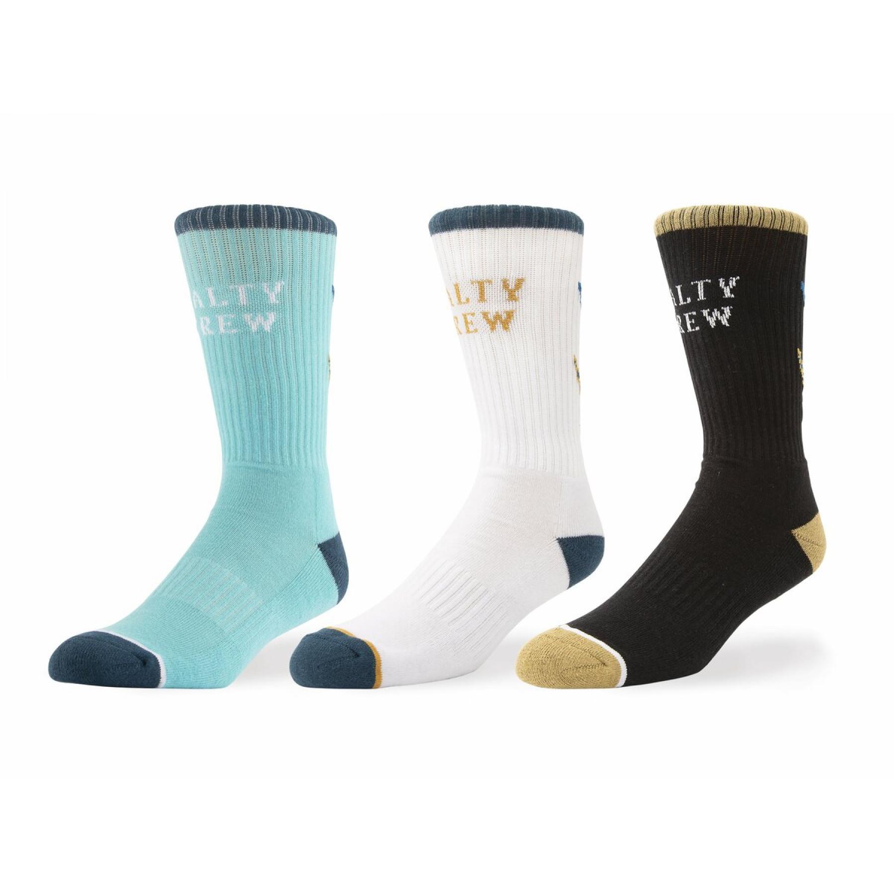 Meias Salty Crew Tailed Sock (pack de 3 paires)