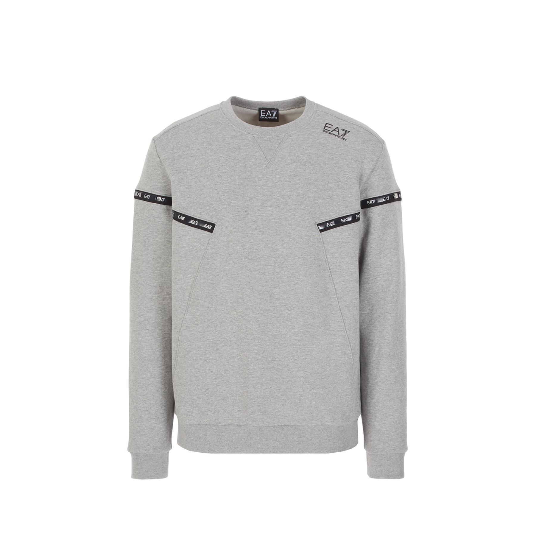 Sweatshirt pescoço redondo EA7 Emporio Armani 6KPM63-PJ07Z gris