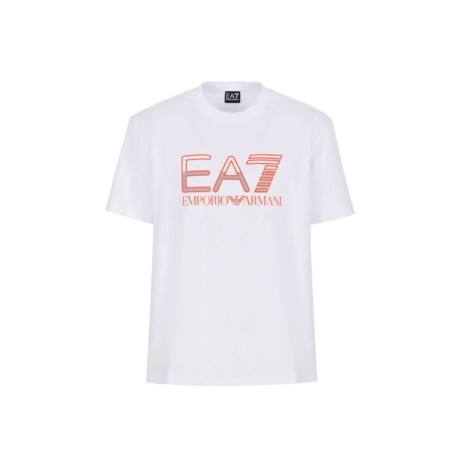 T-shirt EA7 Emporio Armani 6KPT26-PJAMZ blanc