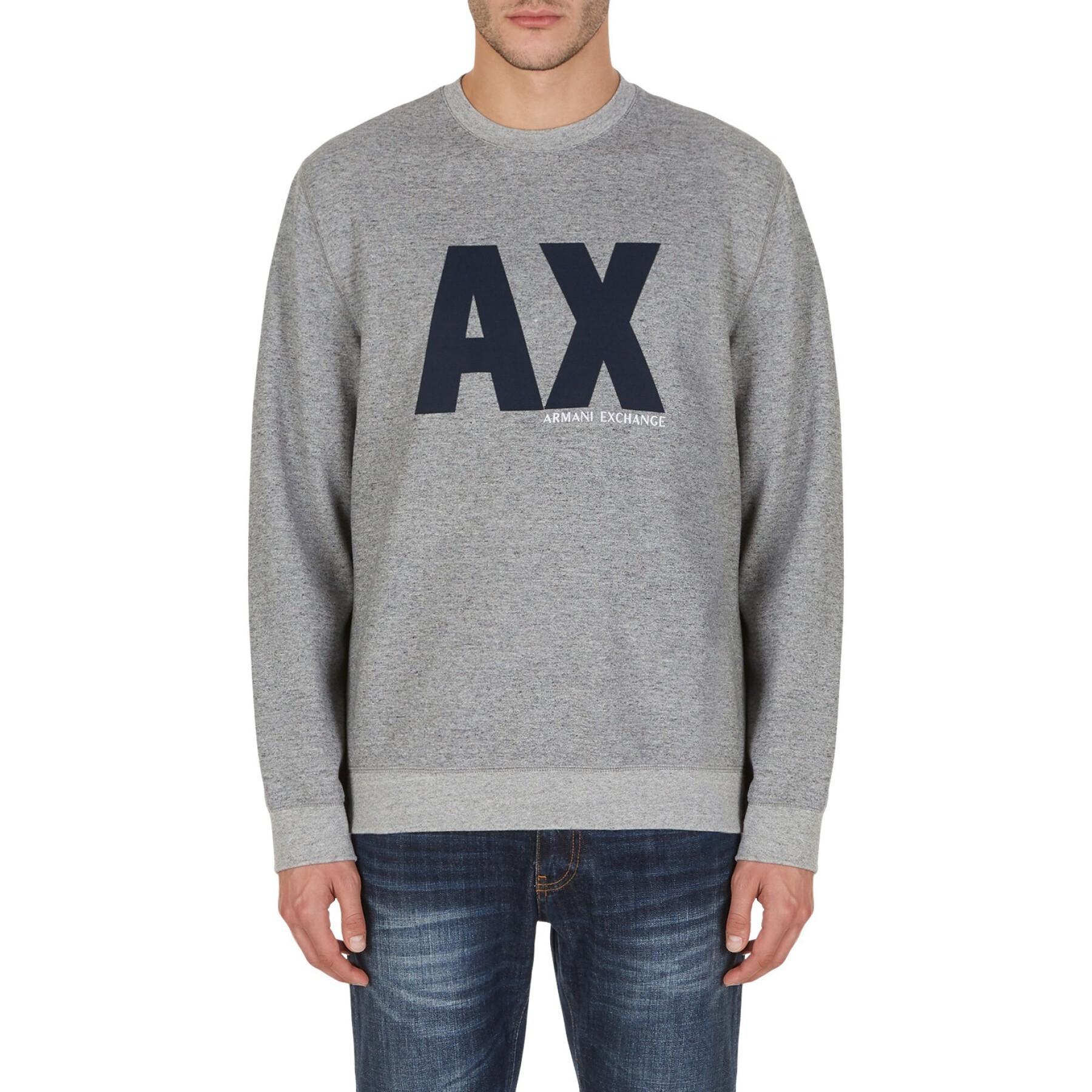 Sweatshirt pescoço redondo Armani Exchange 6KZMFG-ZJ5UZ gris