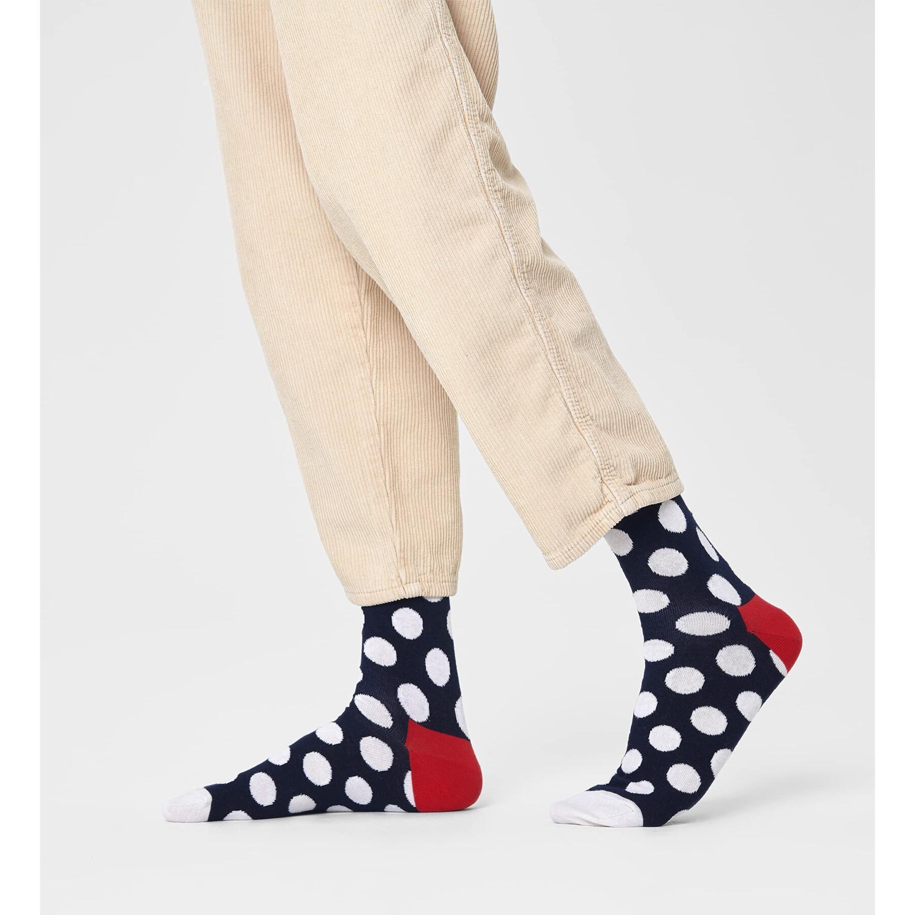 Conjunto de 2 pares de meias Happy Socks Classic Big Dots