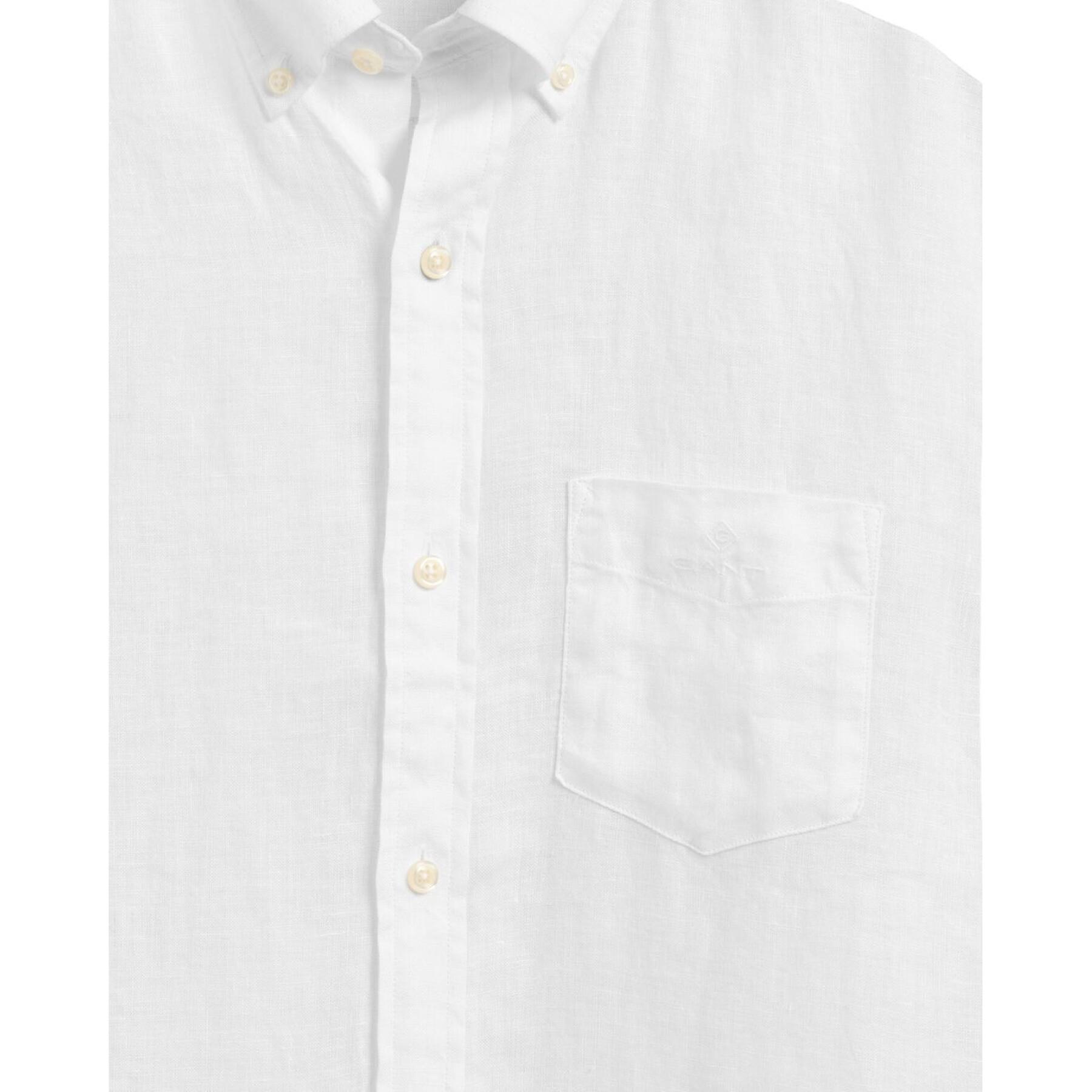 Camisa Gant Regular Fit Linen Shir