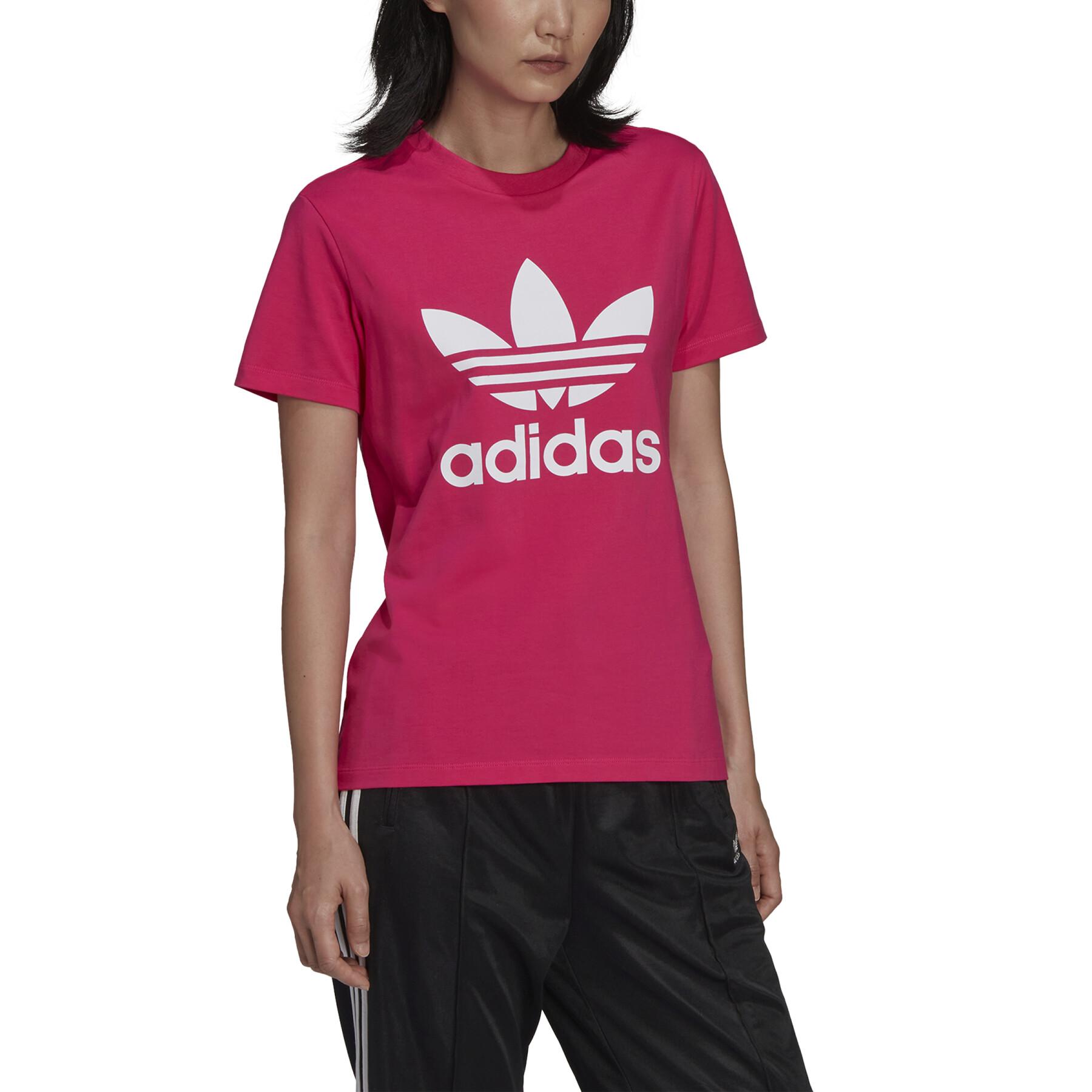 Camiseta feminina adidas Originals Adicolor Classics Trefoil