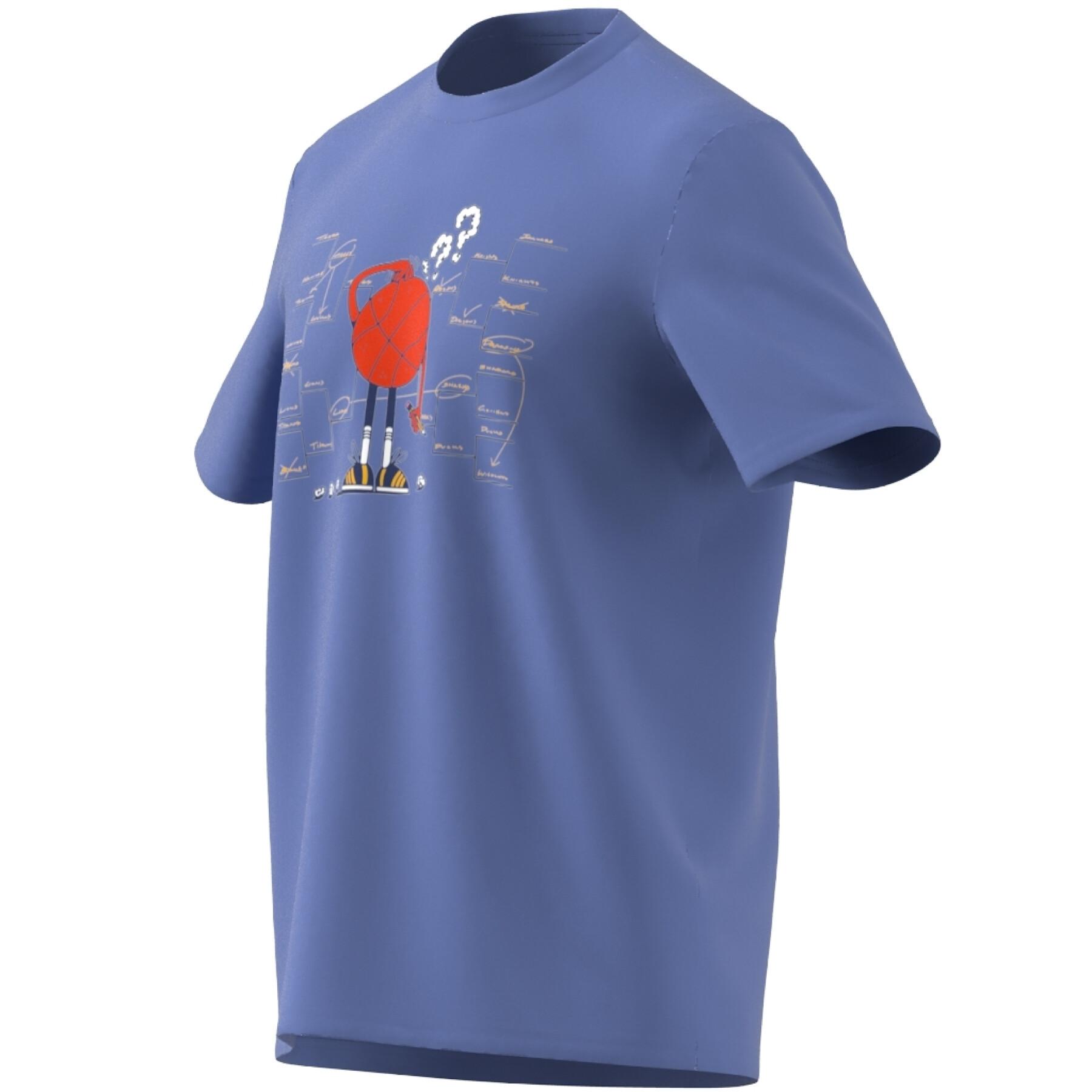 T-shirt adidas Originals Lil Stripe Bracket Graphic