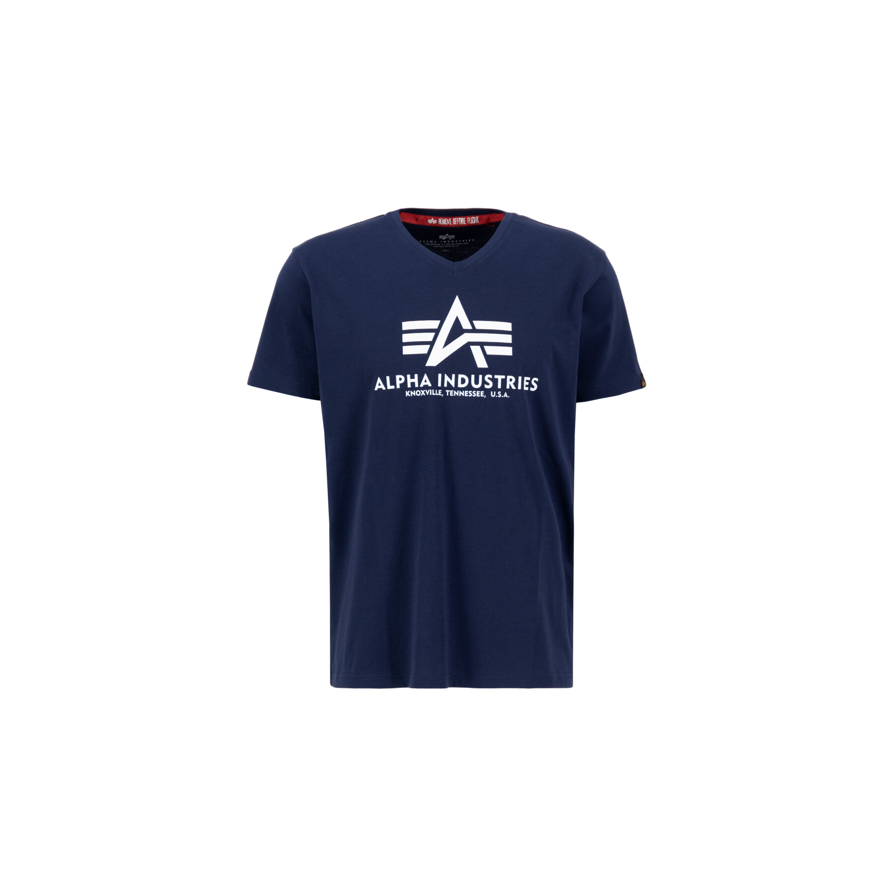T-shirt de pescoço em V Alpha Industries Basic