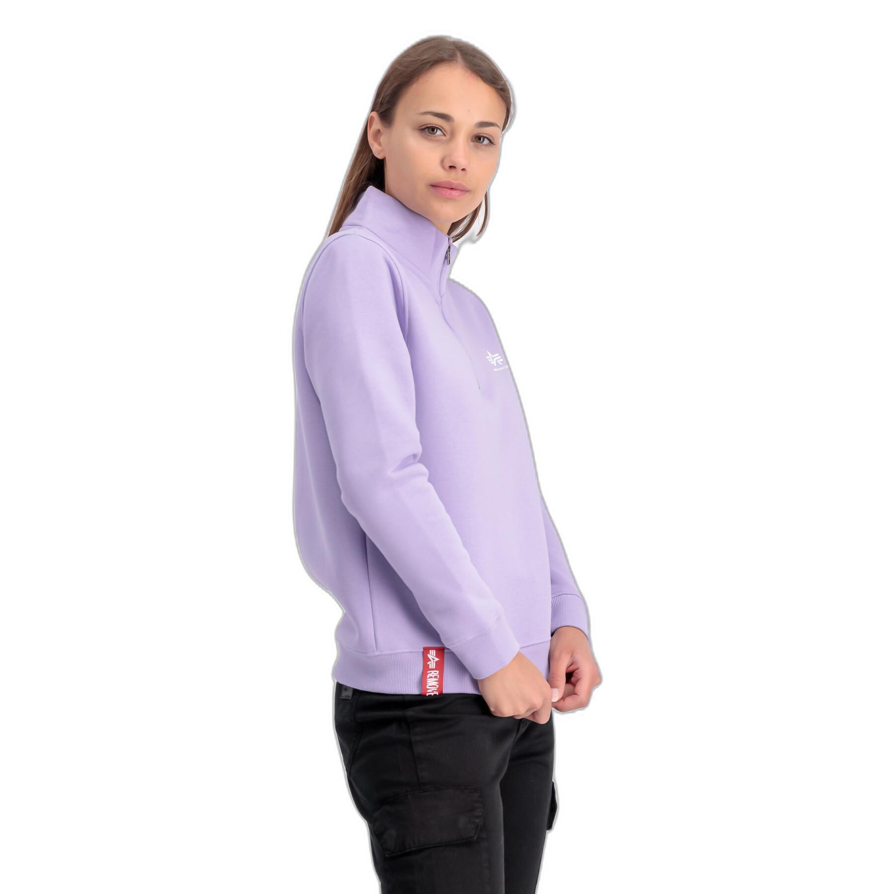Sweatshirt meio zip feminino Alpha Industries SL