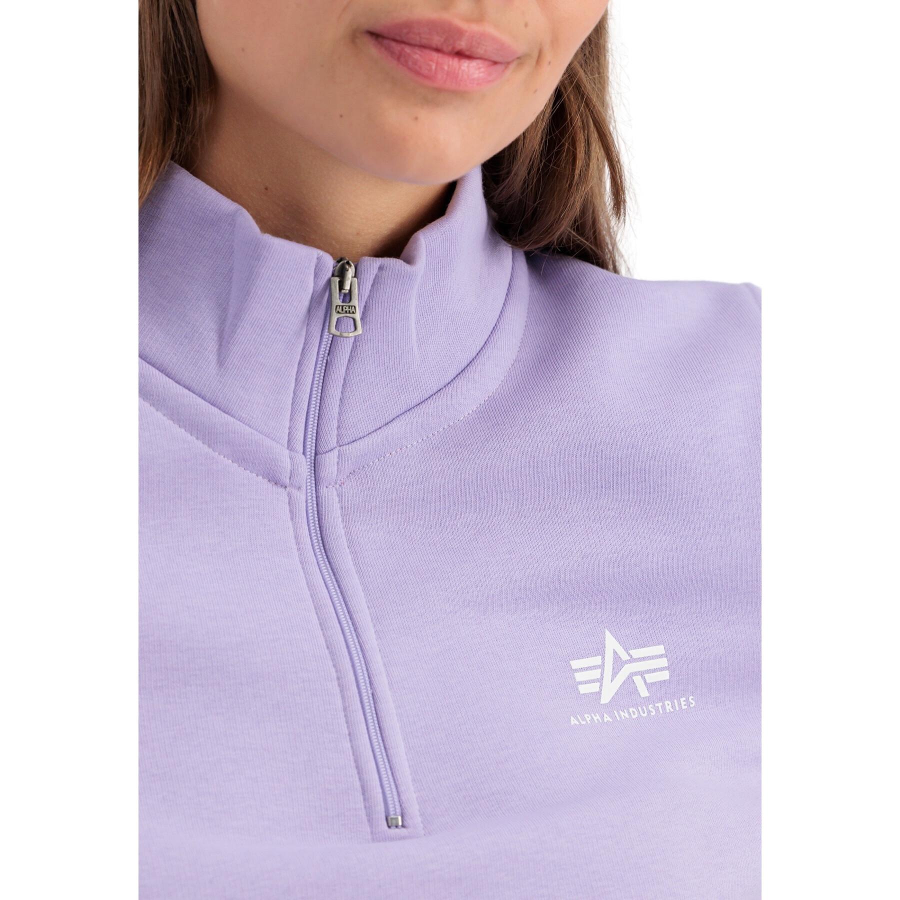 Sweatshirt meio zip feminino Alpha Industries SL