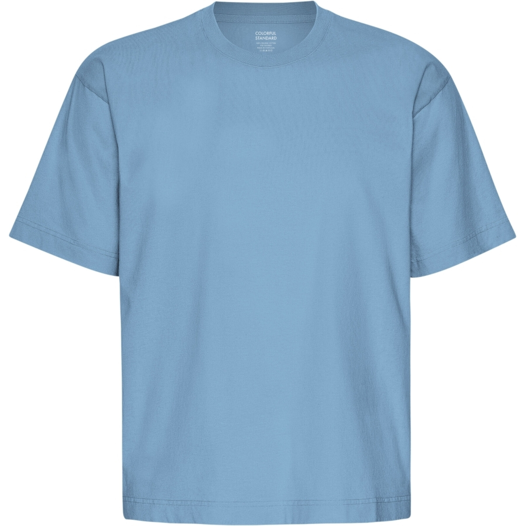 T-shirt sobredimensionada Colorful Standard Organic Seaside Blue