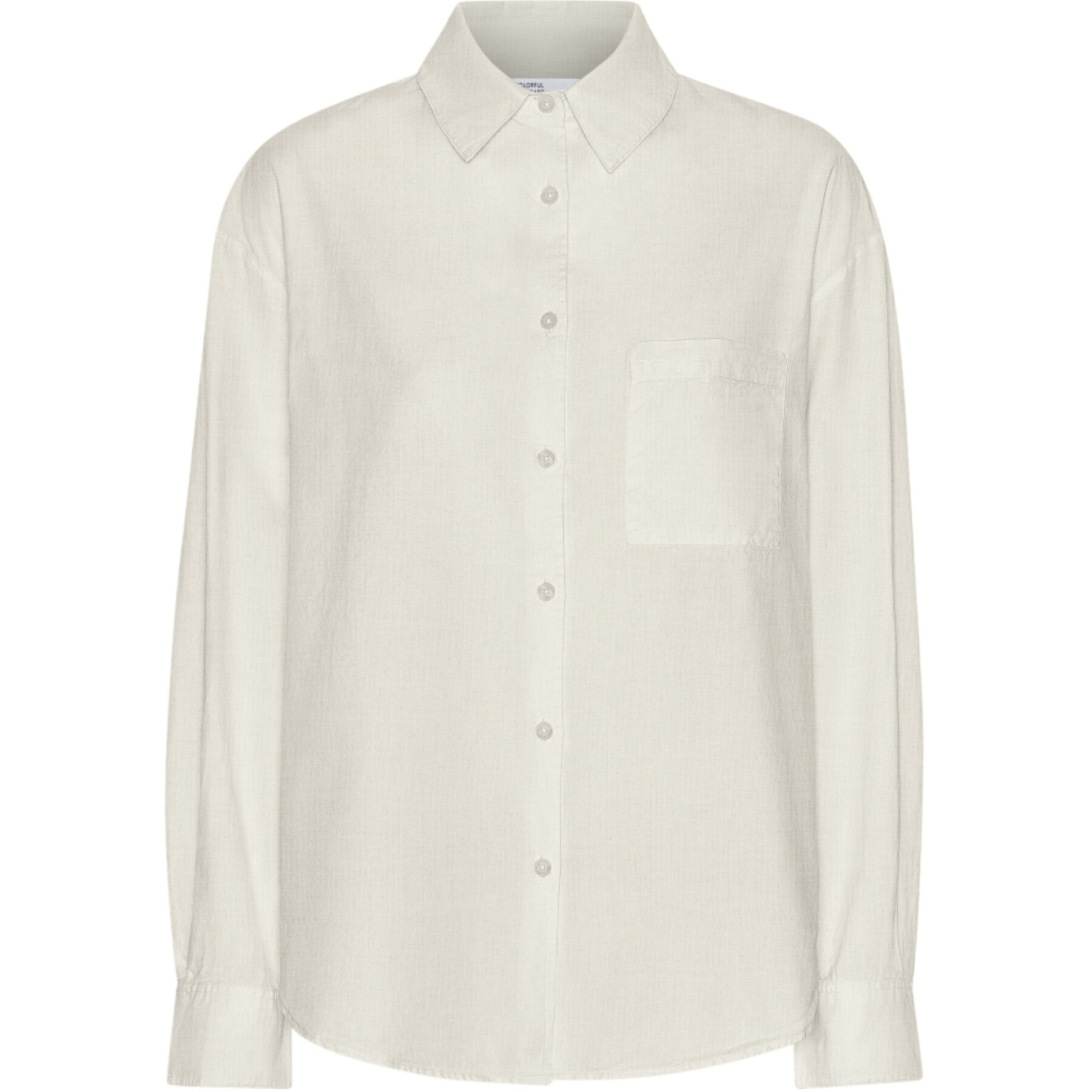 Camisa oversize para mulher Colorful Standard Organic Ivory White