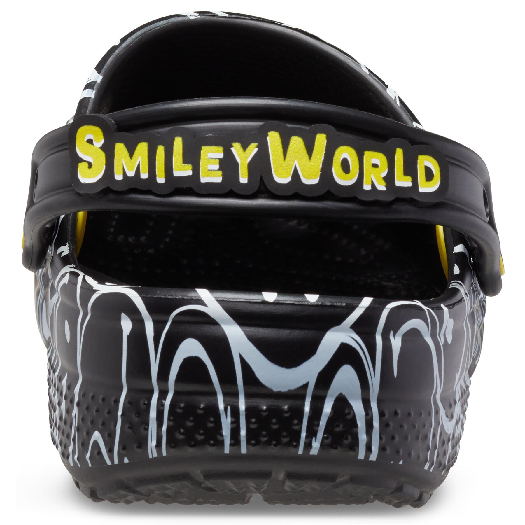 Tamancos Crocs Classic Smiley World Charm