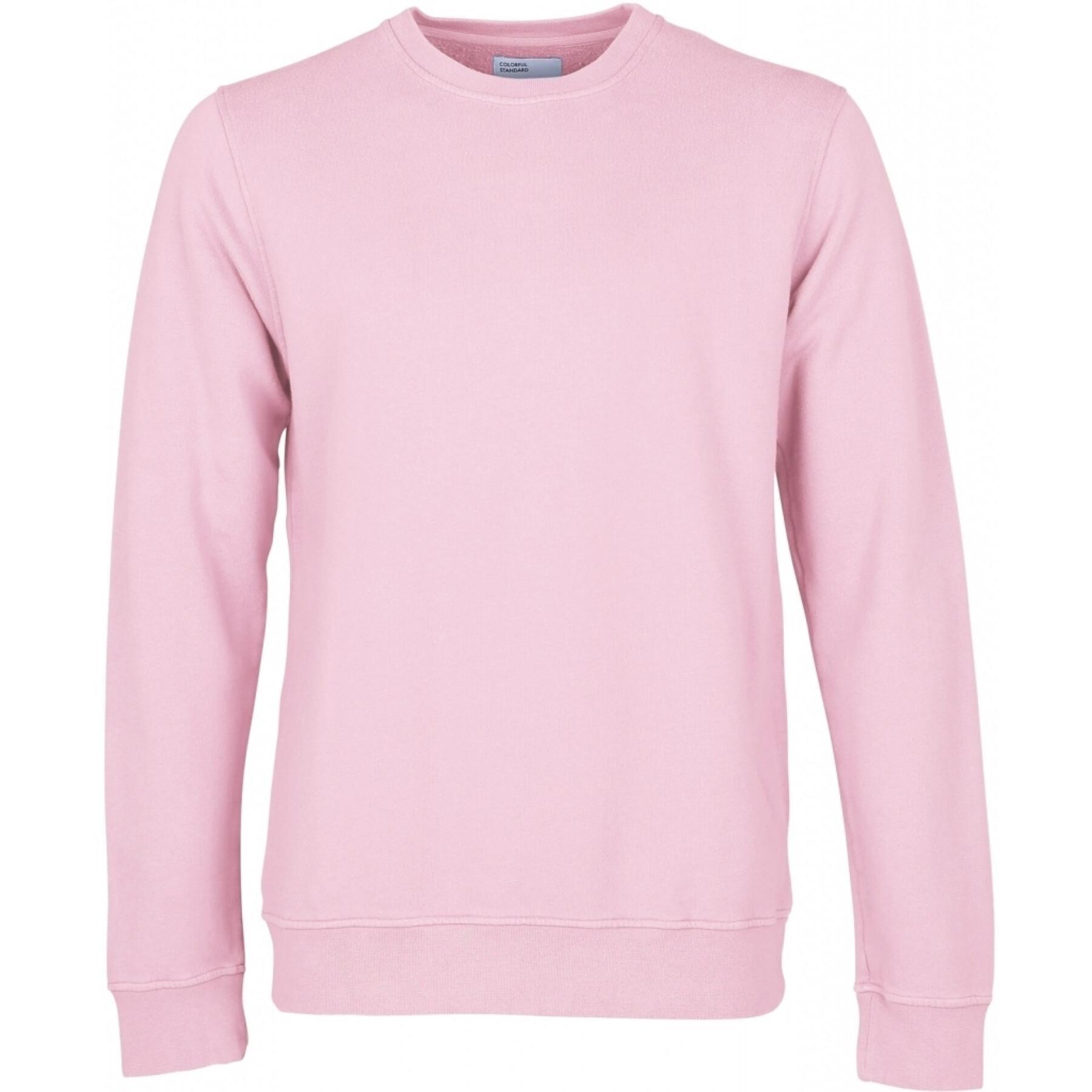 Sweatshirt pescoço redondo Colorful Standard Classic Organic flamingo pink