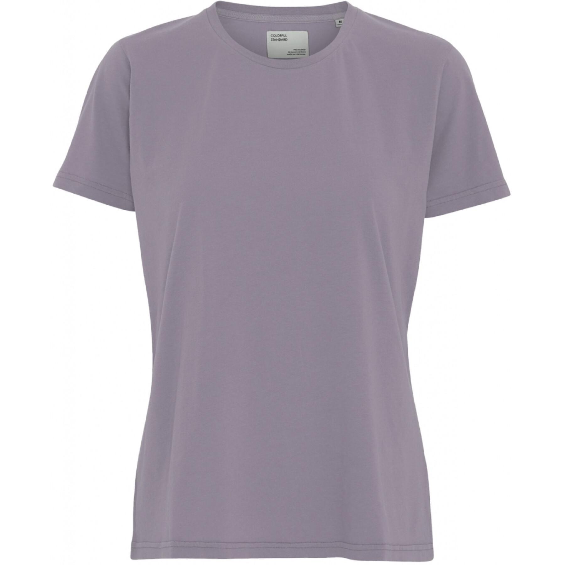 Camiseta feminina Colorful Standard Light Organic purple haze