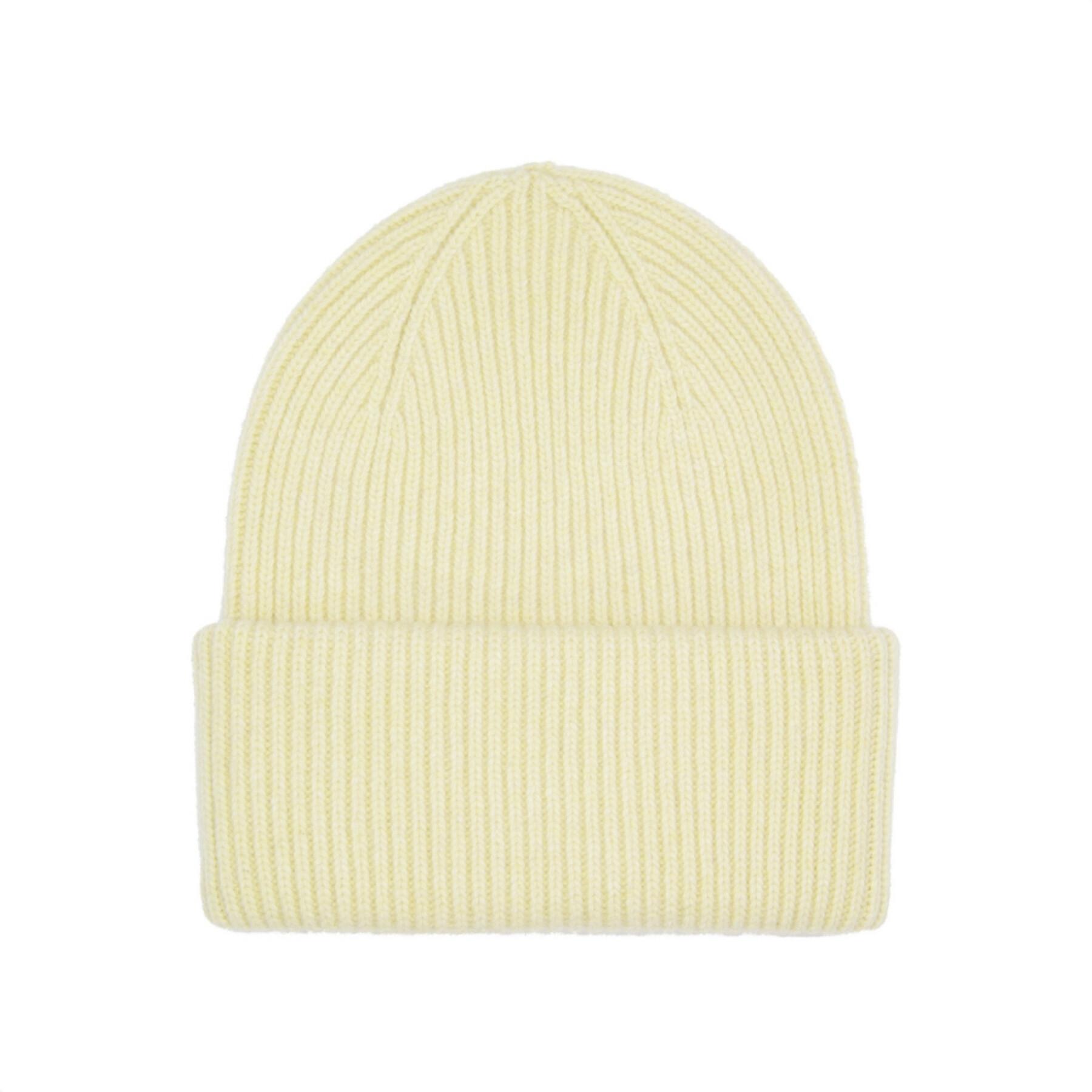 Chapéu de lã Colorful Standard Merino soft yellow