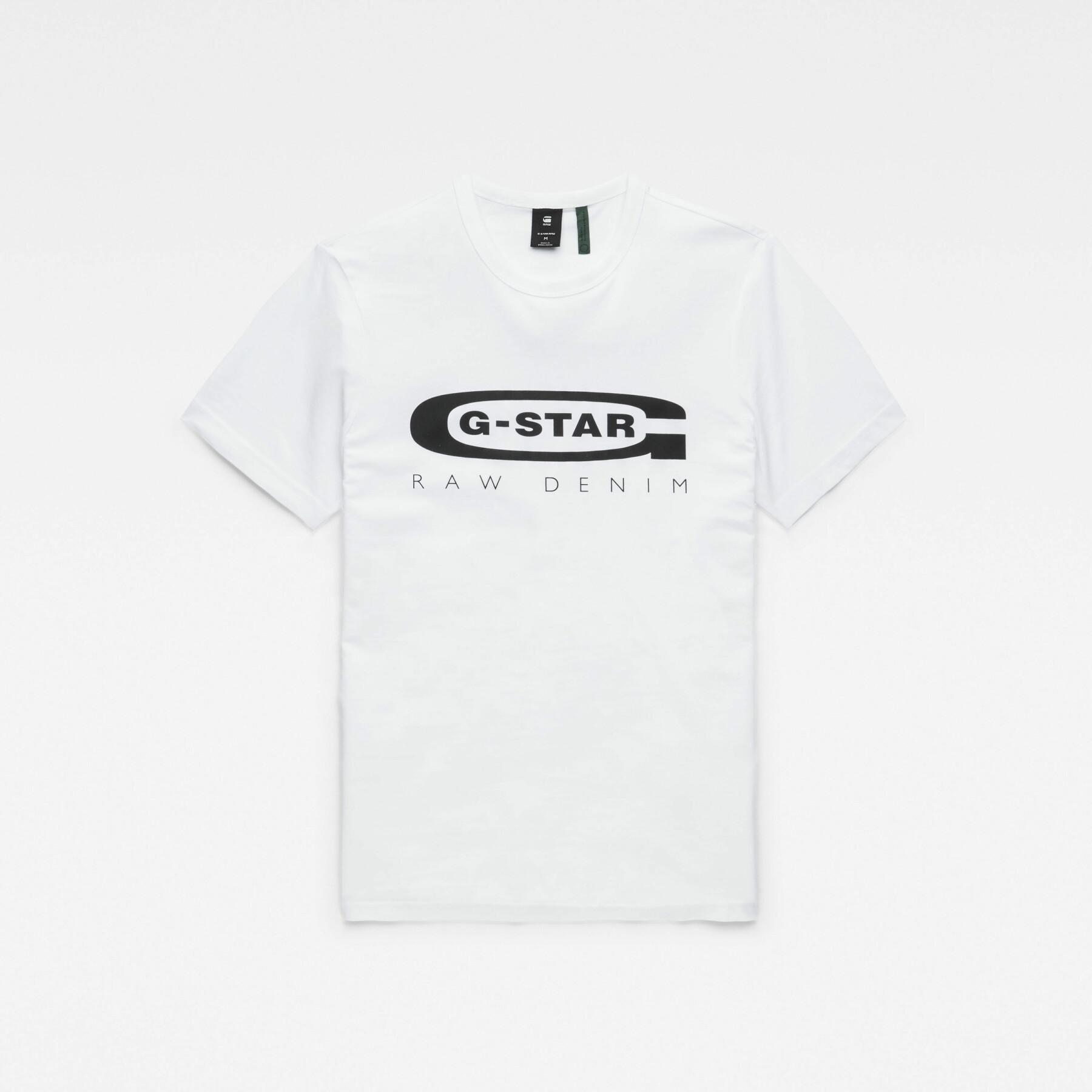 T-shirt de manga curta G-Star Graphic 4 slim