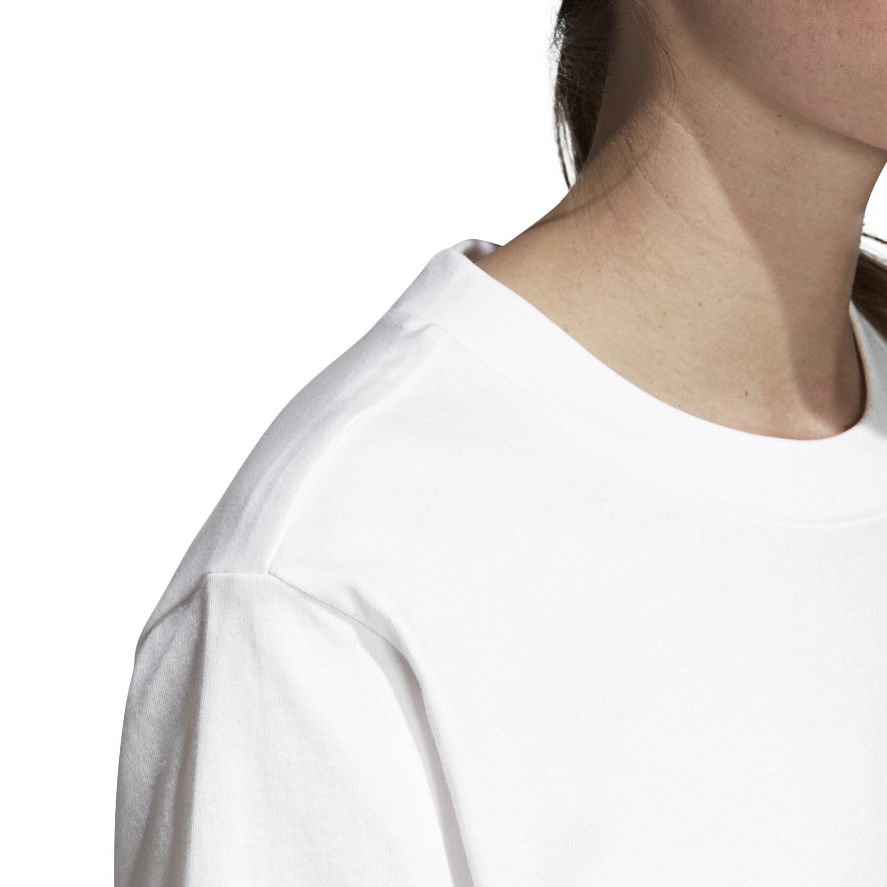 Camiseta feminina adidas Oversize Trefoil