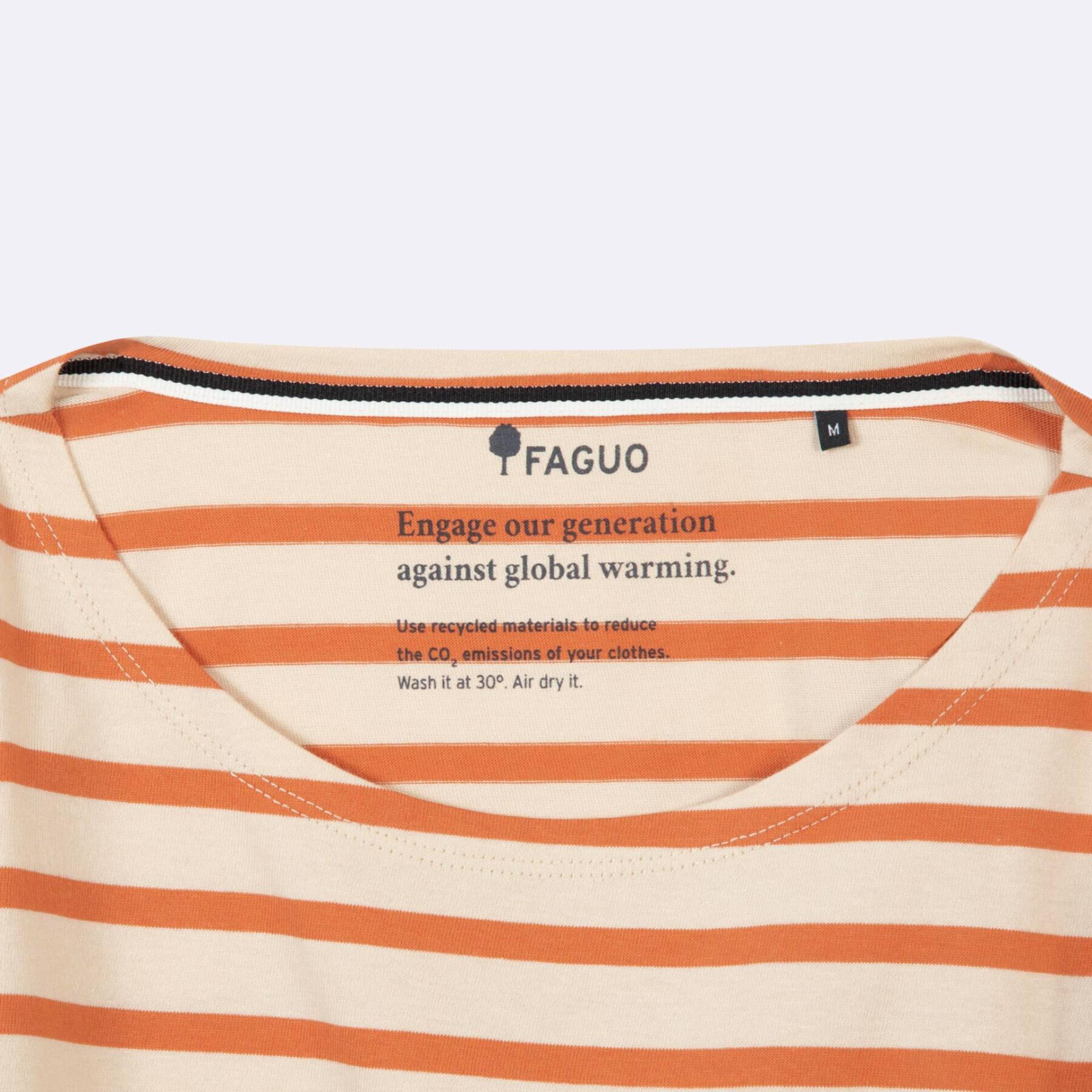 T-shirt de manga comprida de algodão Faguo Aubrac