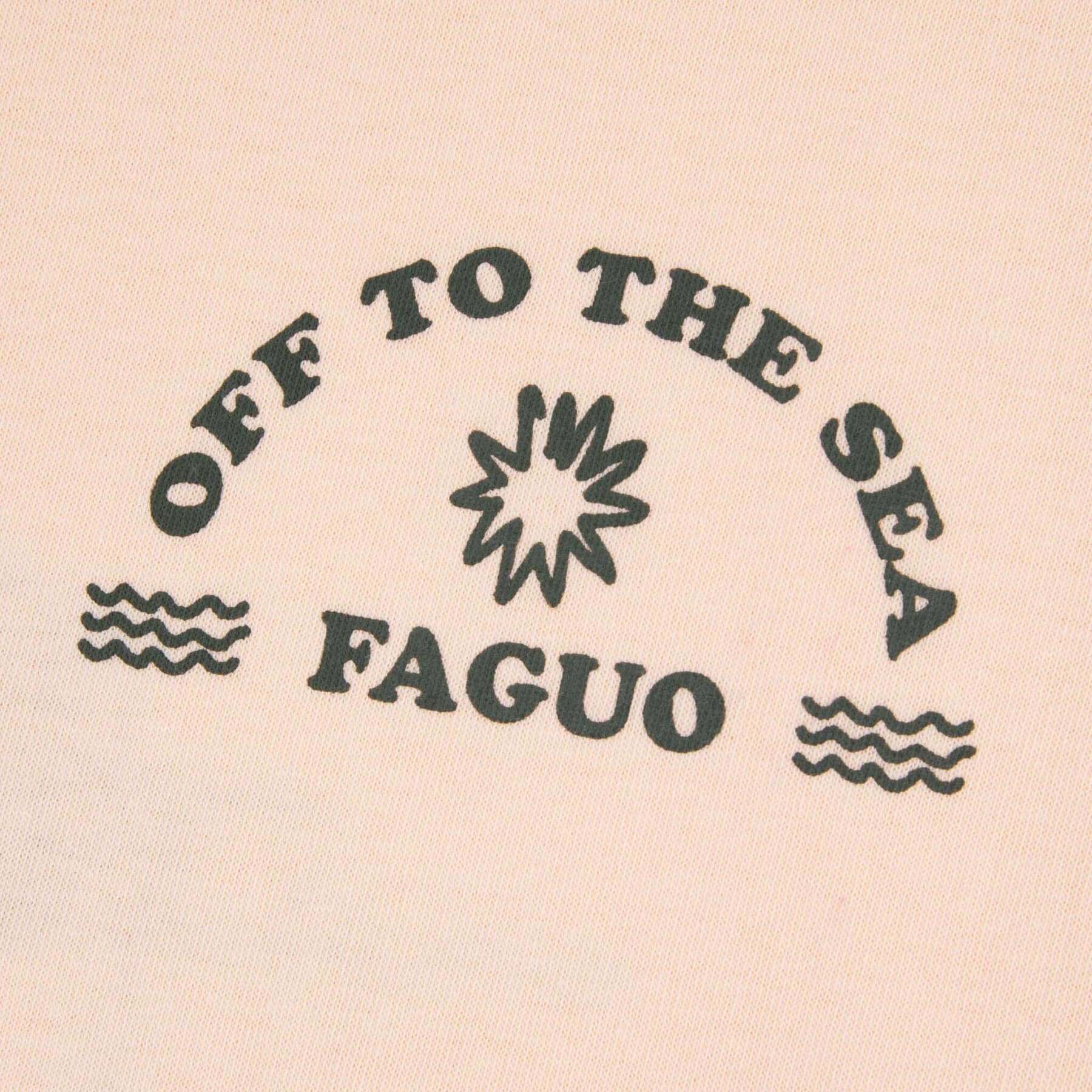 T-shirt em algodão reciclado Faguo Lugny