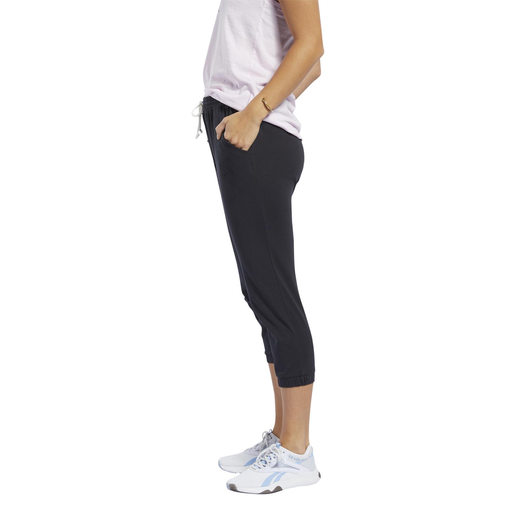 Calças femininas Reebok Training Jersey Essentials