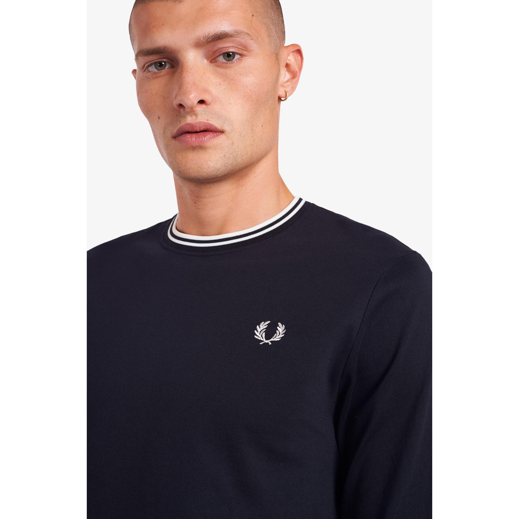 T-shirt de manga comprida Fred Perry Twin Tipped