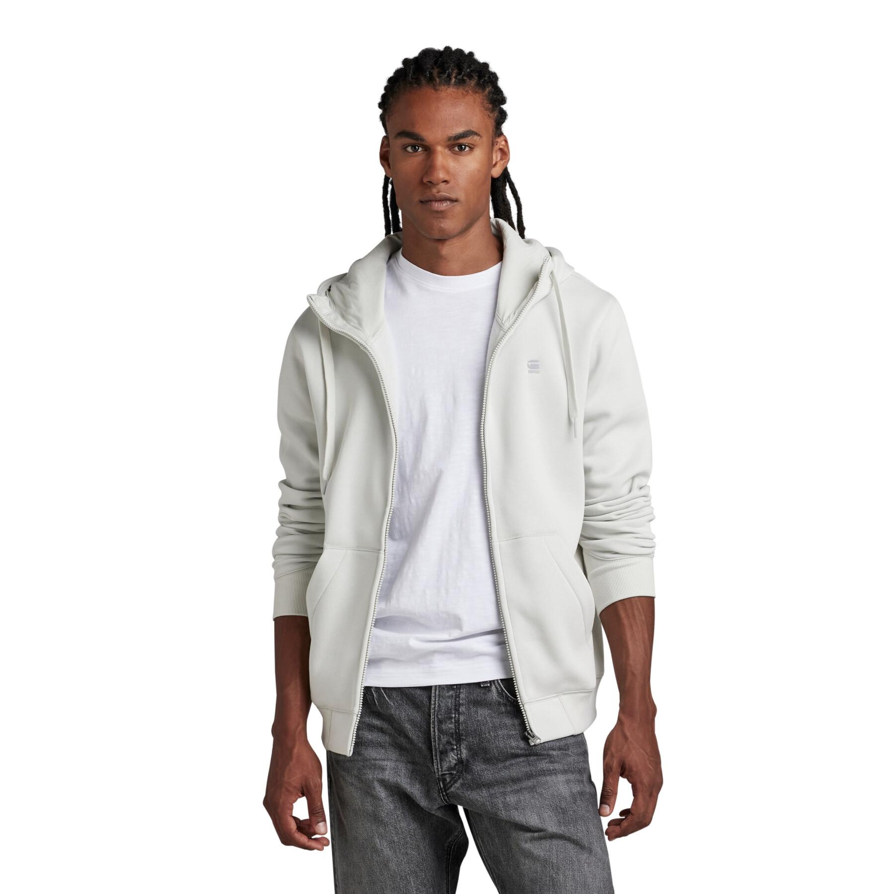 Sweatshirt com capuz zipado G-Star Premium Core