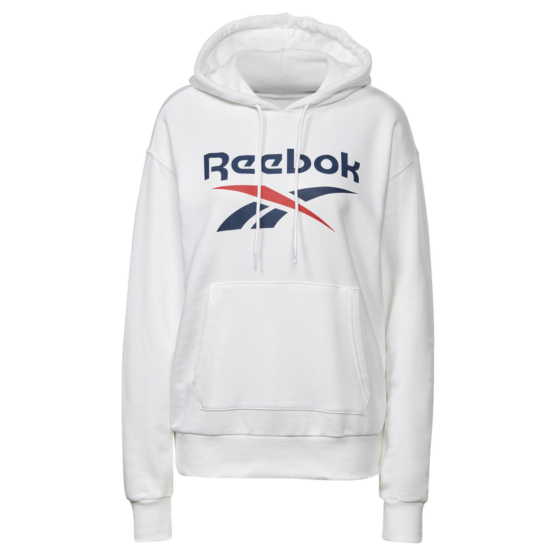 Camisola com capuz feminino Reebok Identity Logo French Terry