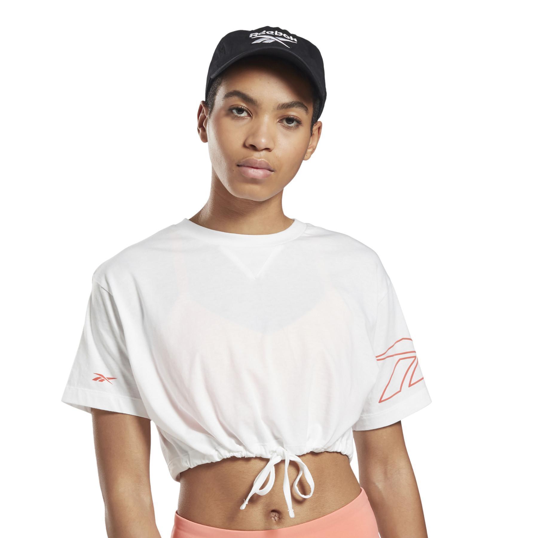 Camiseta feminina Reebok MYT Cropped