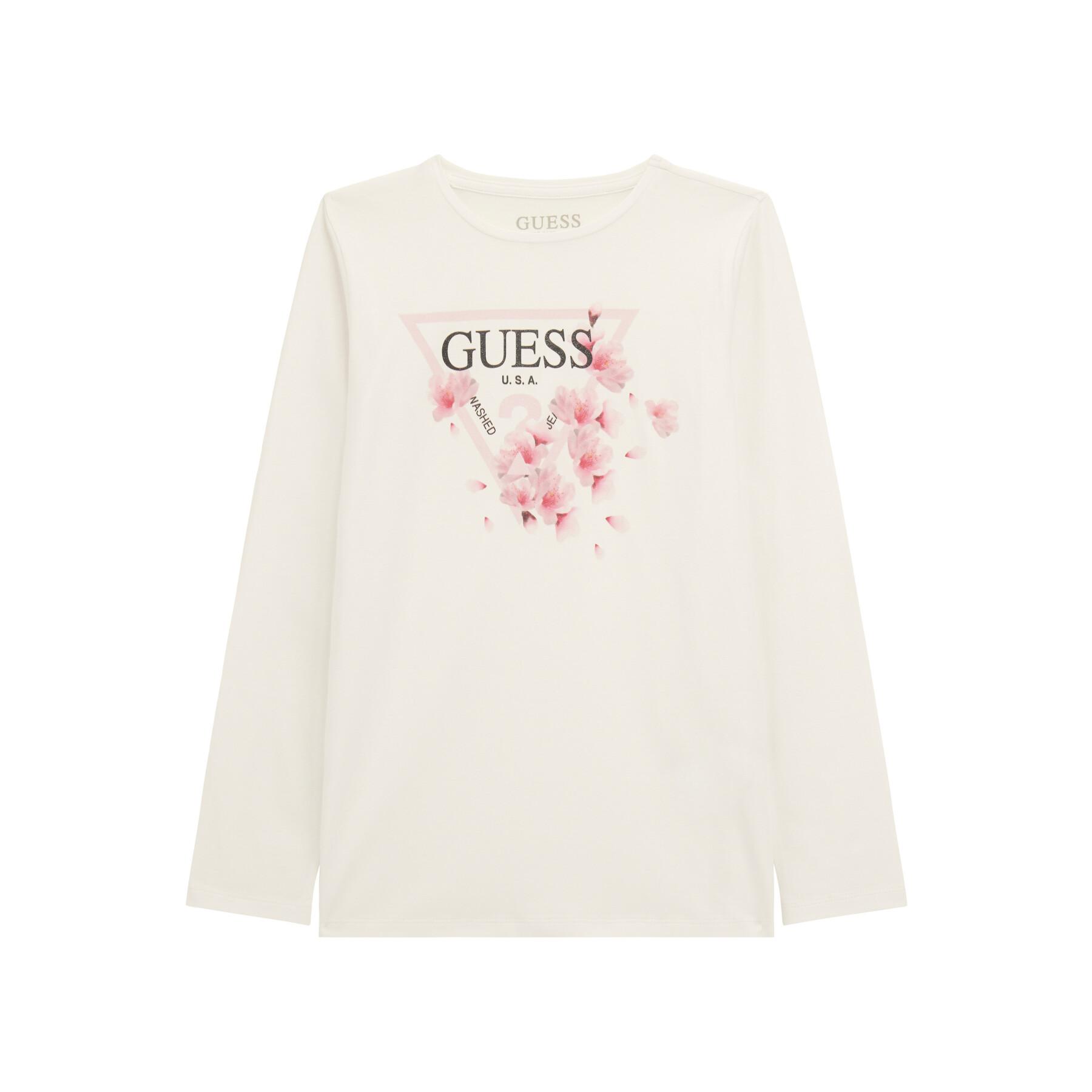 T-shirt de manga comprida para rapariga Guess