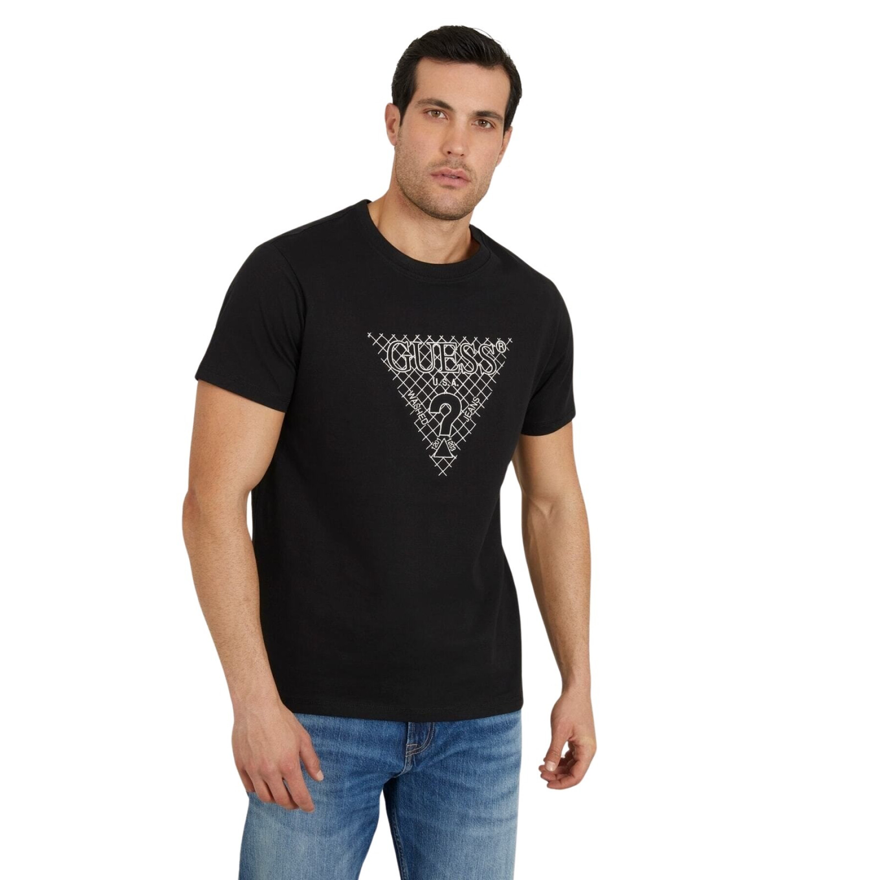 T-shirt Guess Triangle Embro