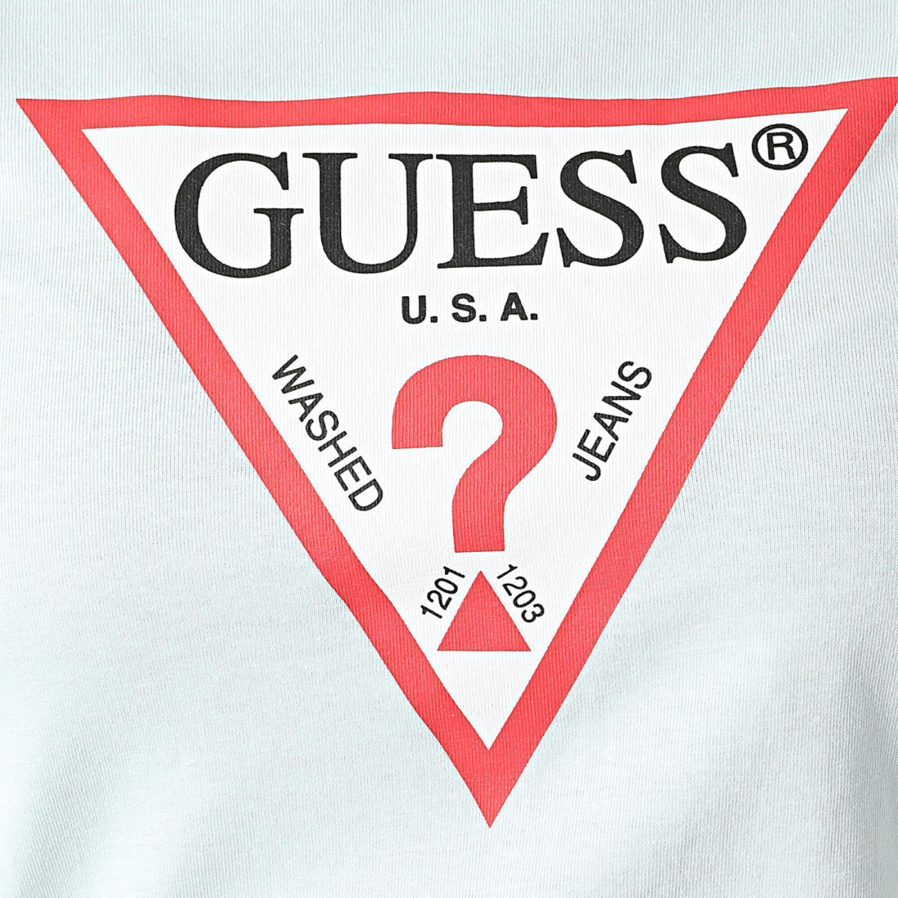 T-shirt de mulher Guess Logo Triangle
