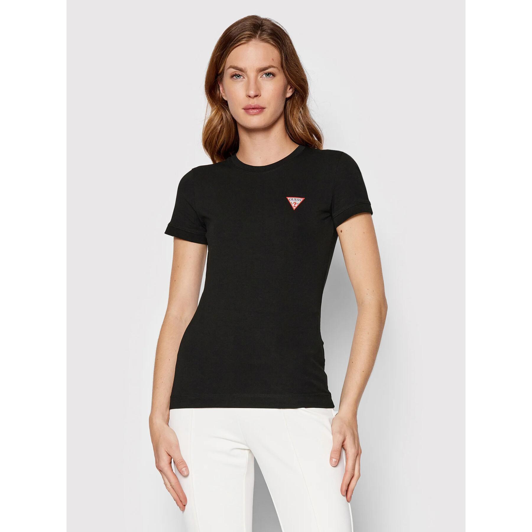 T-shirt de mulher Guess Logo Mini Triangle
