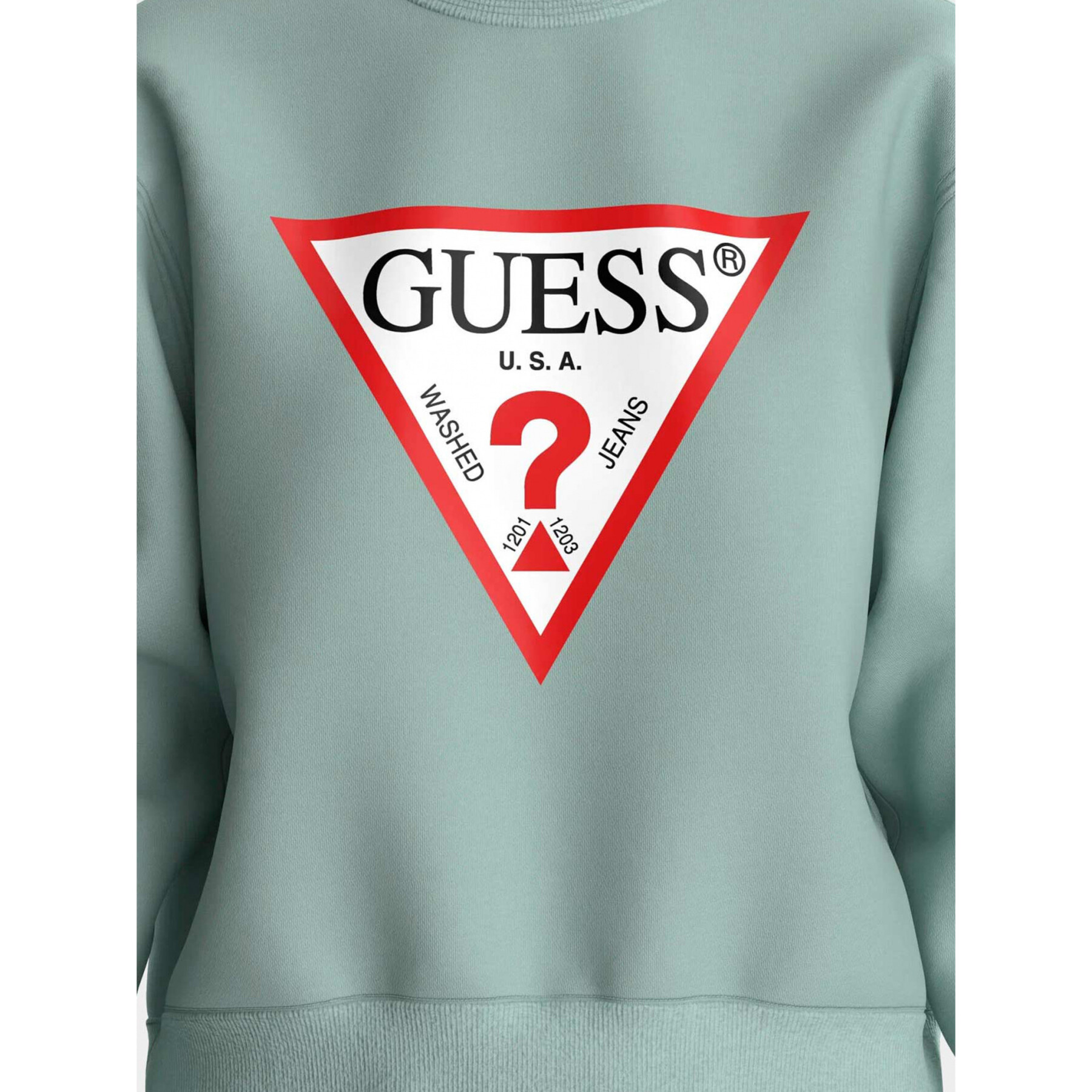 Camisola de gola redonda para mulher Guess Original Fleece