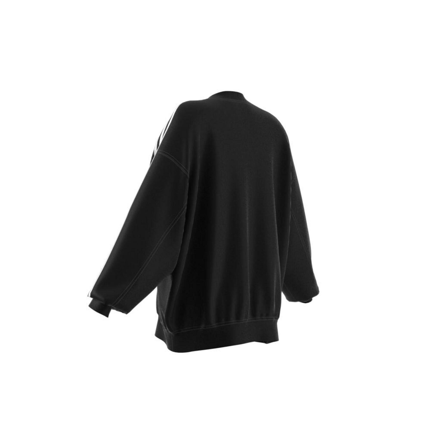 Mulher de pescoço redondo com camisola adidas Originals Adicolor Oversized
