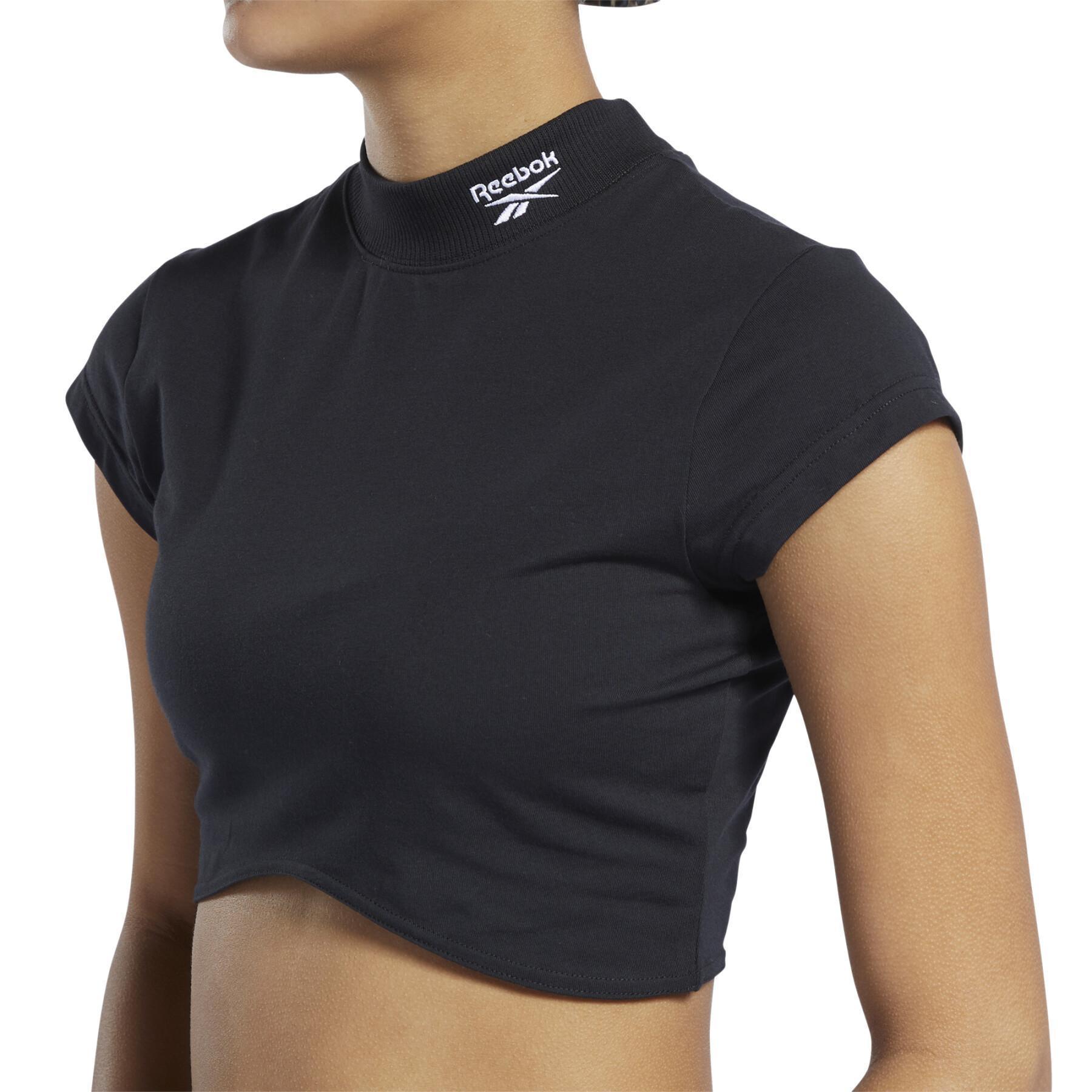 Camiseta feminina Reebok Classics Sleeve Fitted Top